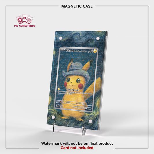 Pikachu Van Gogh - 085 - Scarlet & Violet Promo Cards - Extended Art Display Case
