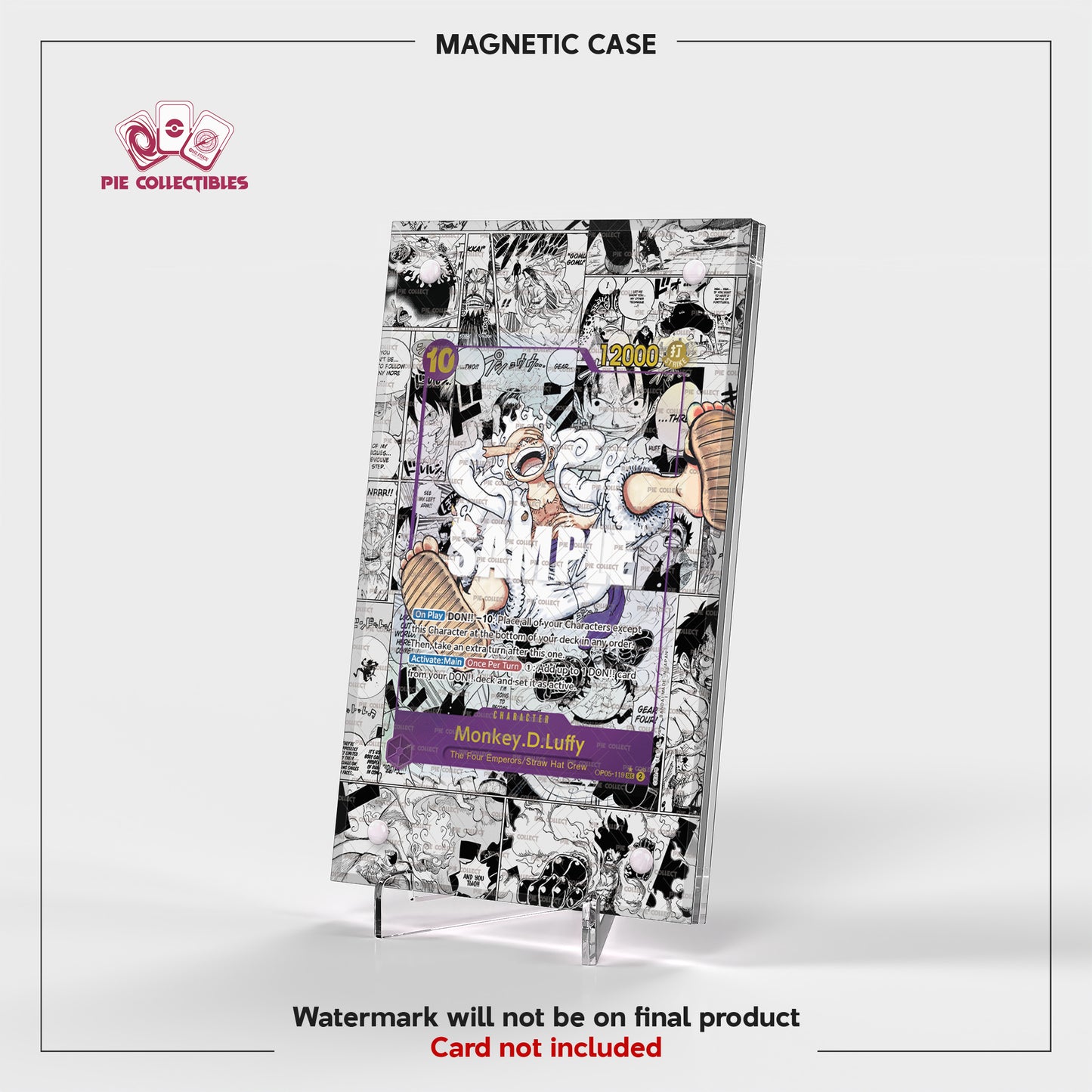 Monkey D Luffy - OP05-119 - MANGA ENGLISH - Extended Art Display Case