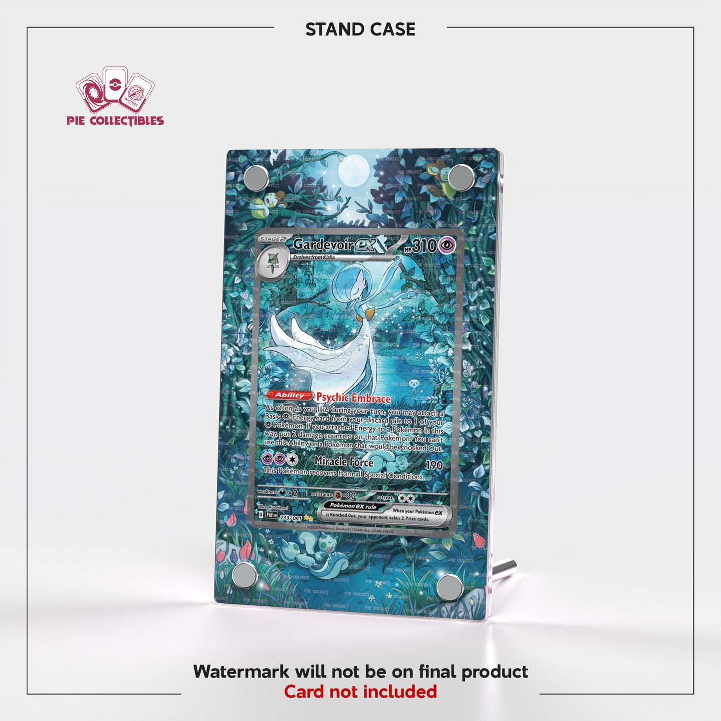 Gardevoir EX - 233/091 - Paldean Fates - Extended Art Display Case