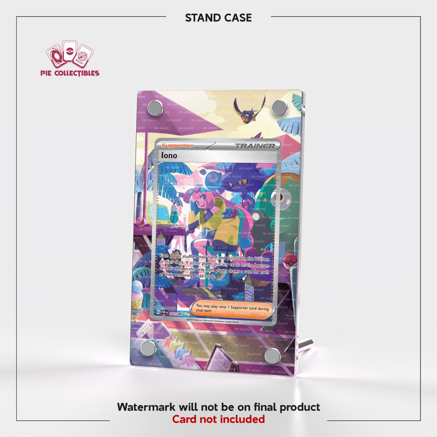 Iono - 350/190 - Shiny Treasure ex - Extended Artwork Display Case