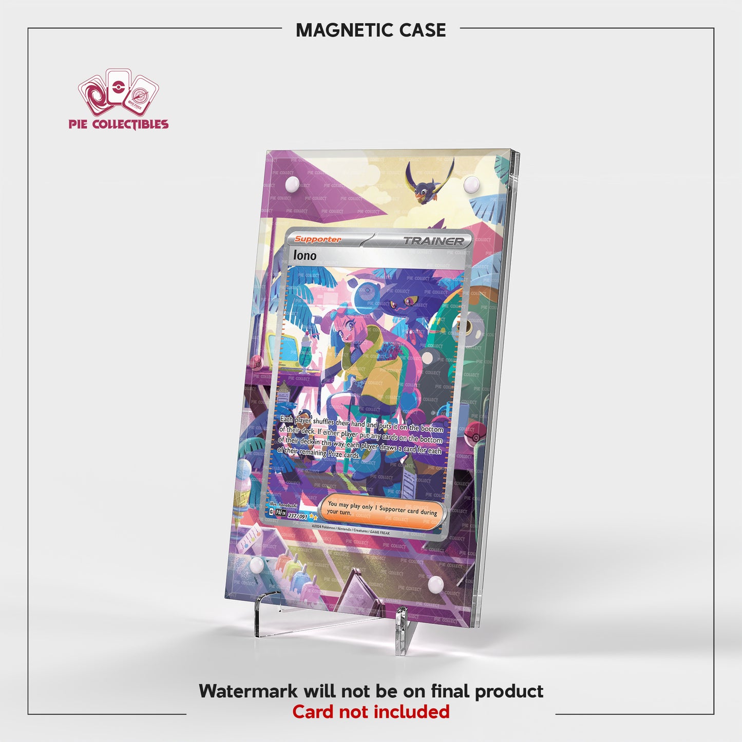 Iono - 350/190 - Shiny Treasure ex - Extended Artwork Display Case