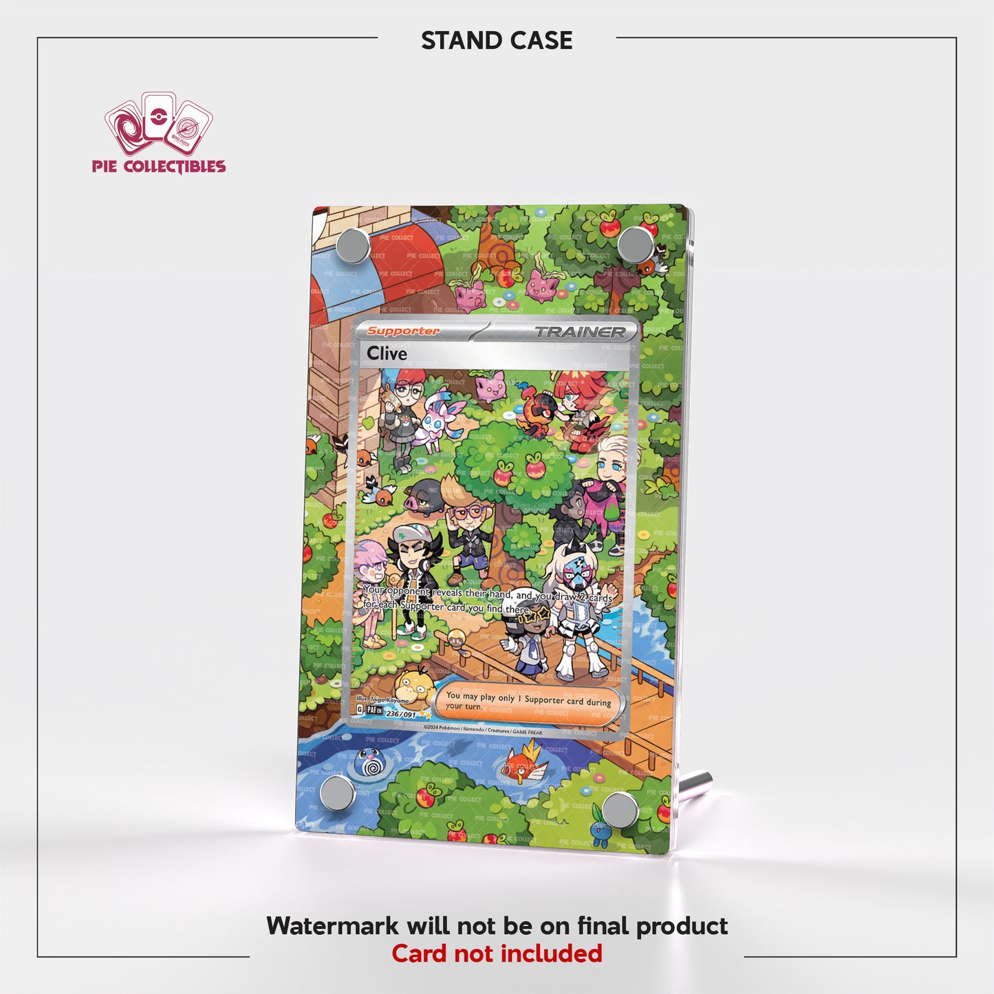 Clive - 236/091 - Paldean Fates - Extended Art Display Case