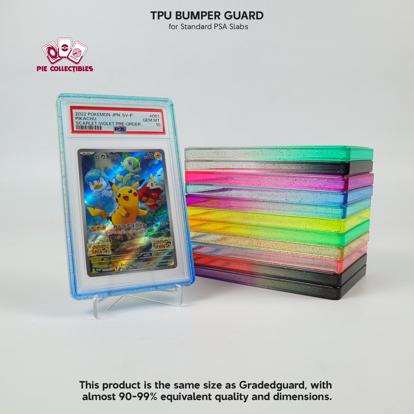 TPU BUMPER GUARD - for STANDARD PSA SLABS