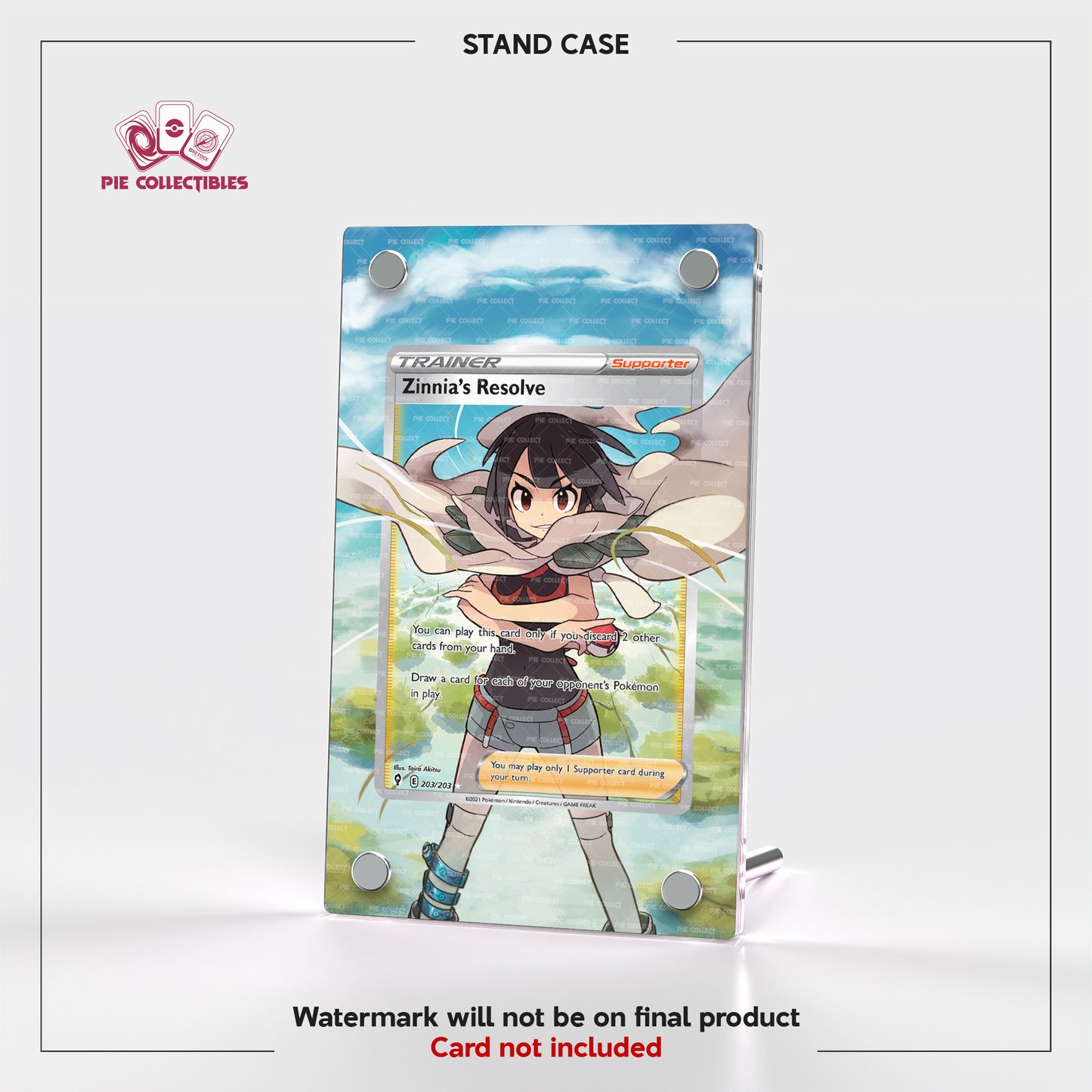 Zinnia's Resolve - 203/203 - Evolving Skies - Extended Art Display Case