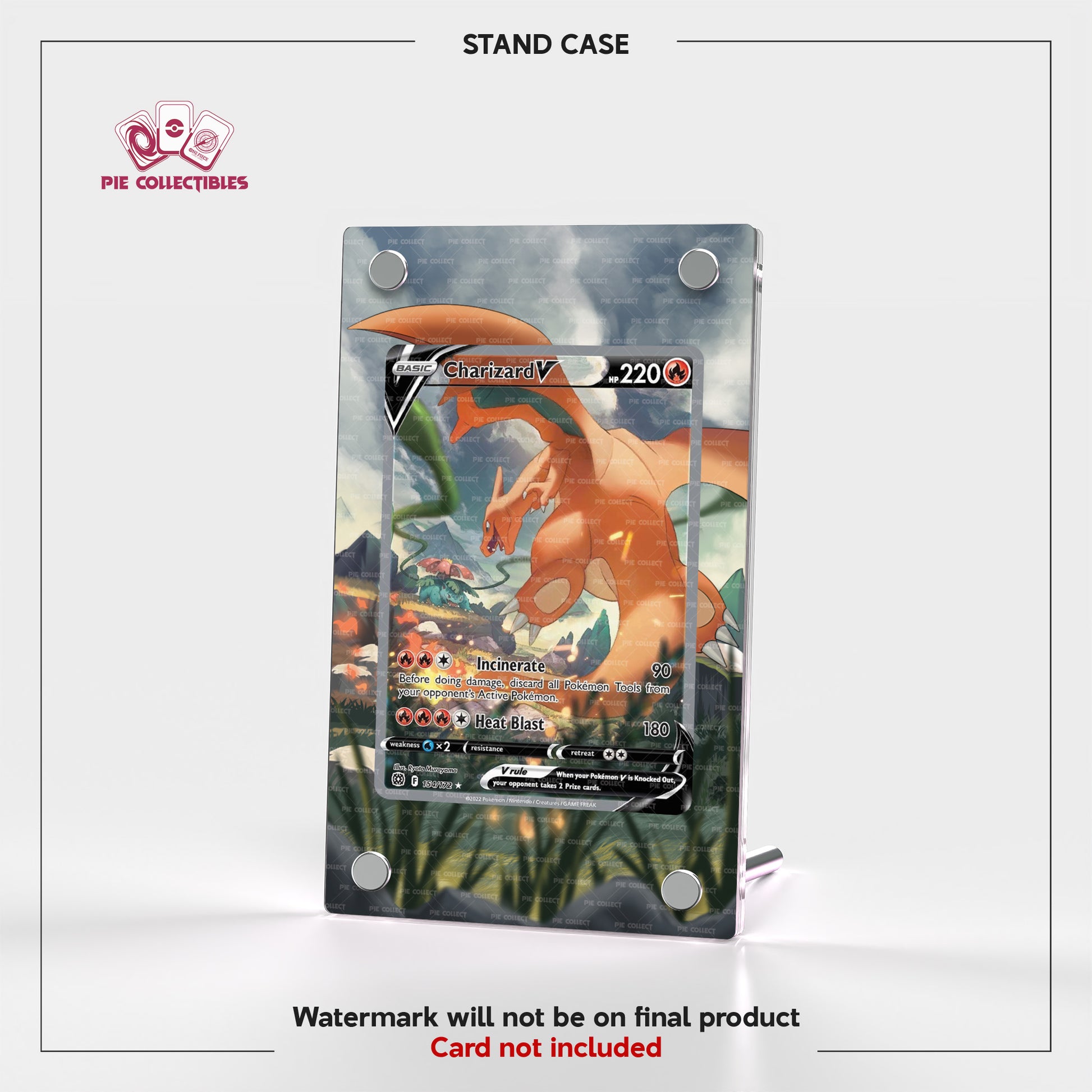 Charizard V - 154/172 - BRS - Extended Artwork Display Case