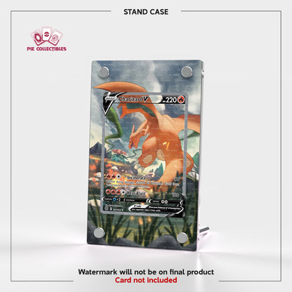 Charizard V - 154/172 - Brilliant Stars - Extended Art Display Case