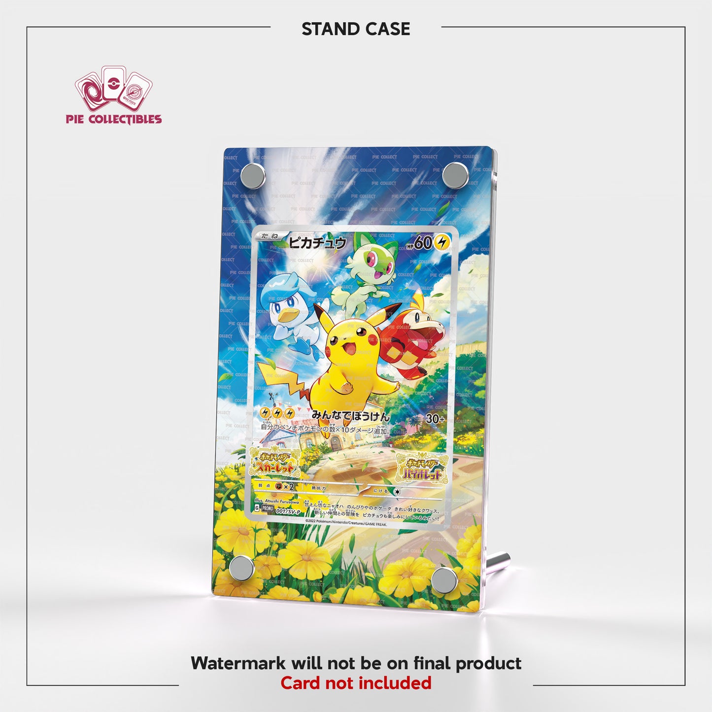 Pikachu - 001/SV-P - PROMO - Extended Art Display Case