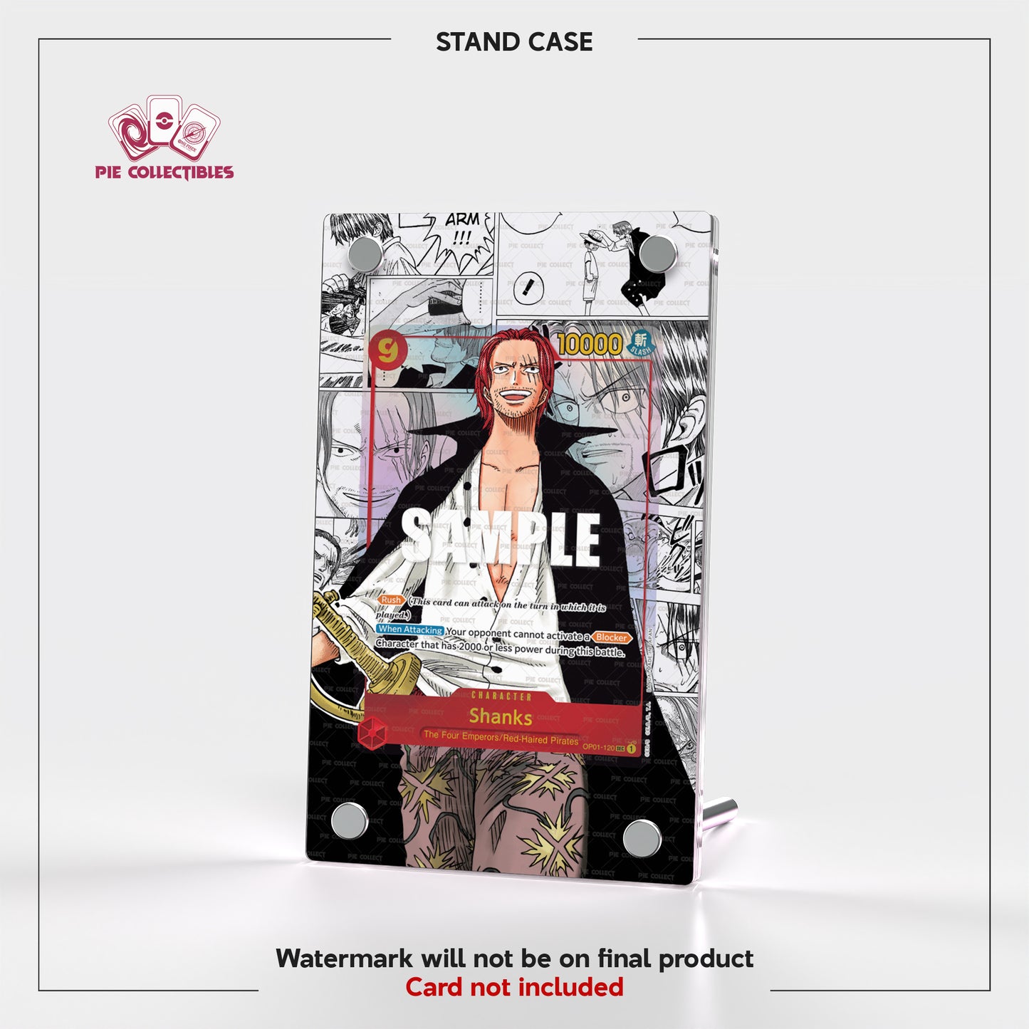 Shanks - OP01-120 - MANGA ENGLISH - Extended Art Display Case