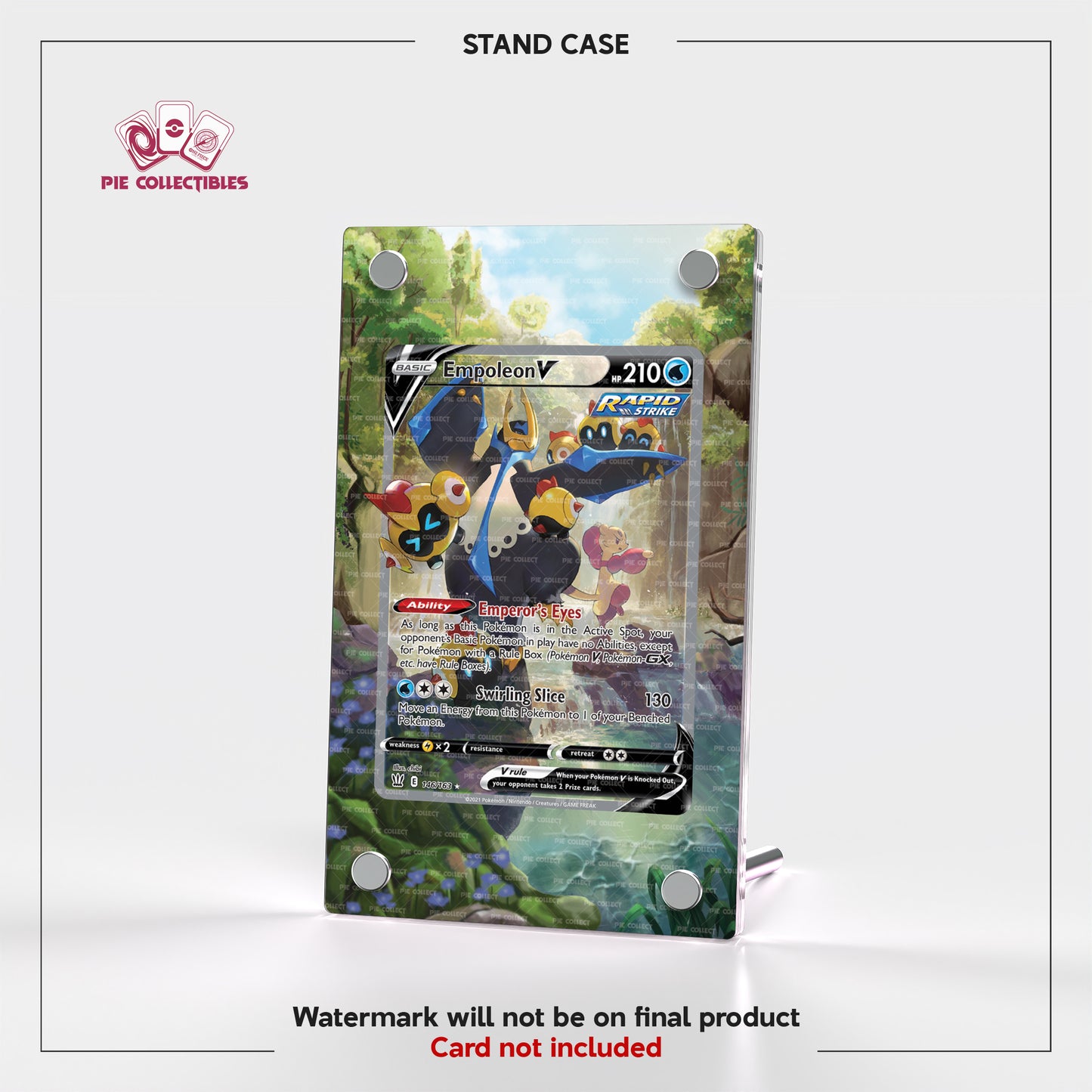Empoleon V - 146/163 - Battle Styles - Extended Art Display Case