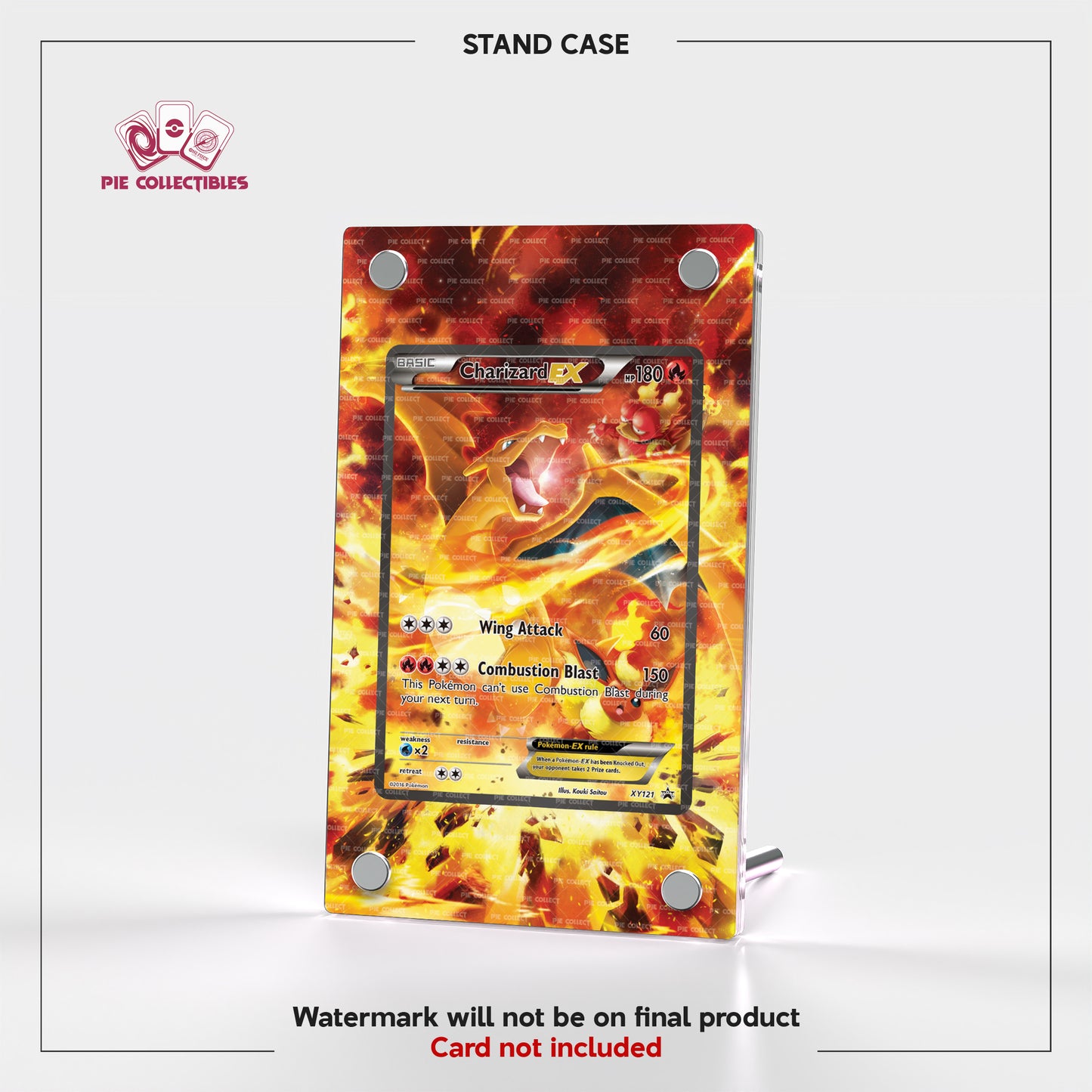 Charizard EX - XY121 - XY Promos - Extended Art Display Case