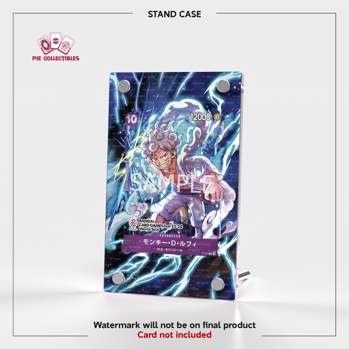 Monkey D Luffy - P-041 - Extended Art Display Case