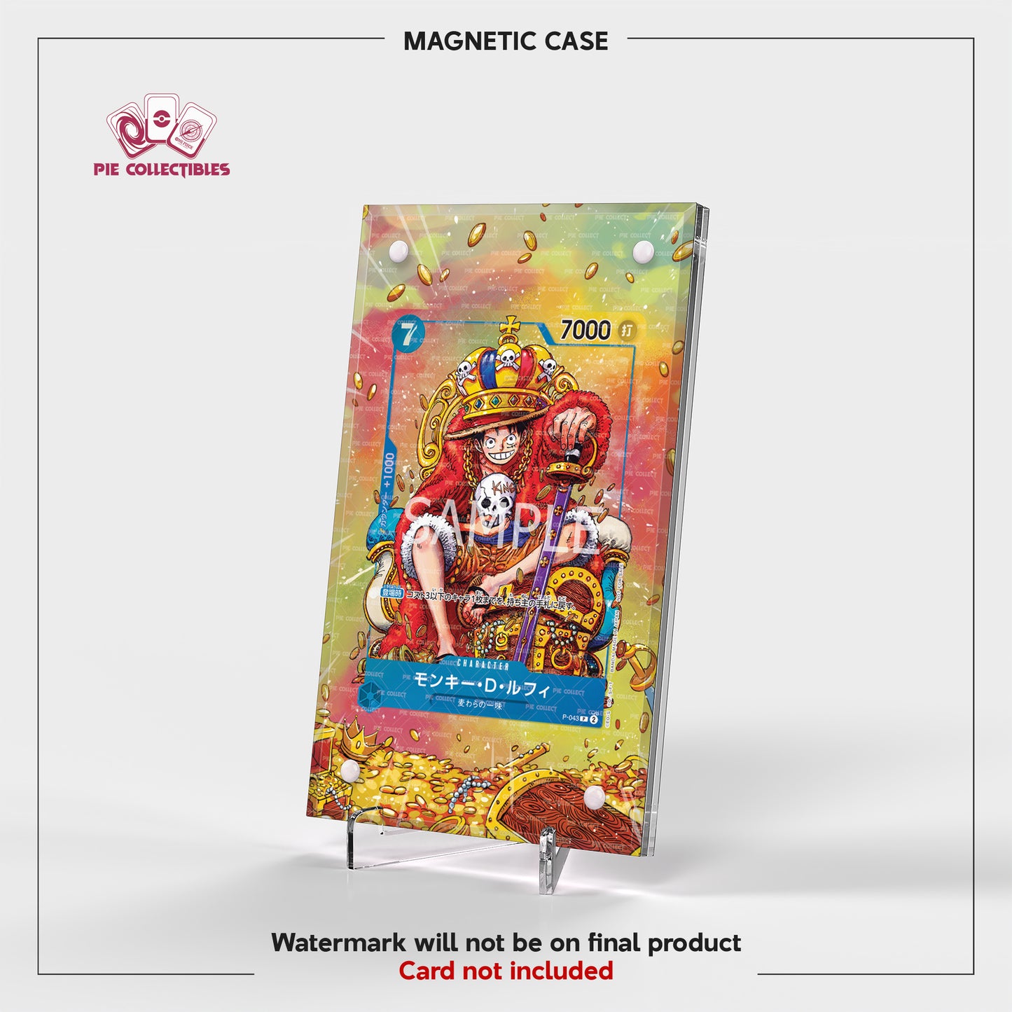 Monkey D Luffy - P-043 - Extended Art Display Case