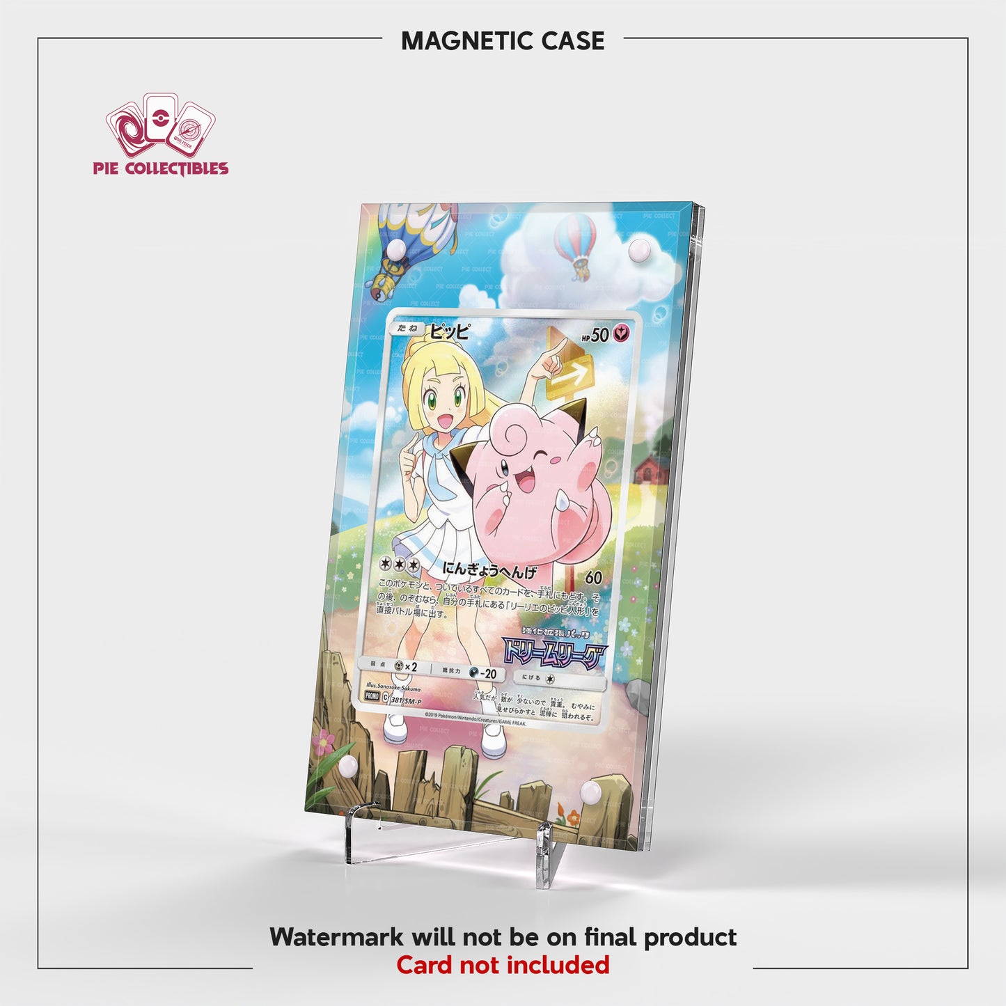 Clefairy - 381/SM-P - Sun & Moon Promos - Extended Art Display Case