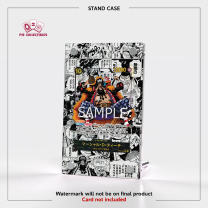 Marshall D Teach - OP09-093 - MANGA JAPAN - Extended Art Display Case