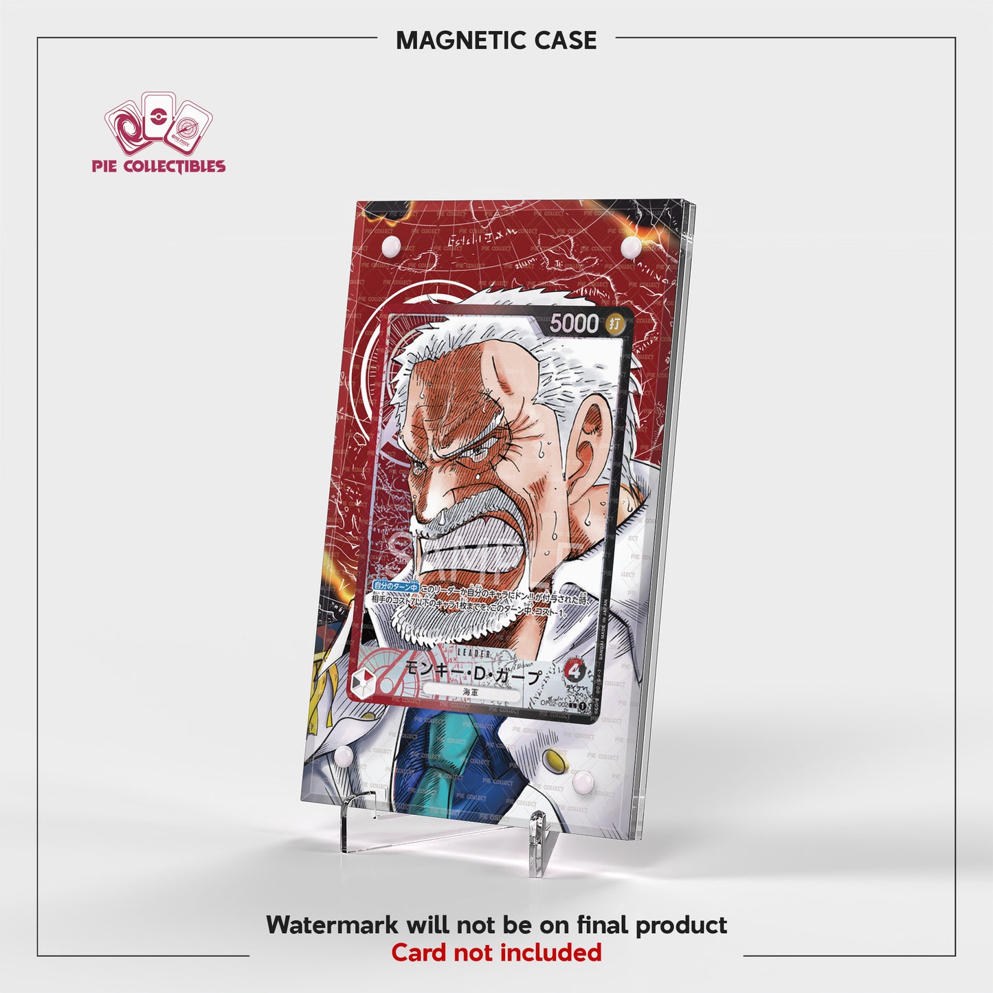 Monkey D Garp - OP02-002 - Extended Art Display Case