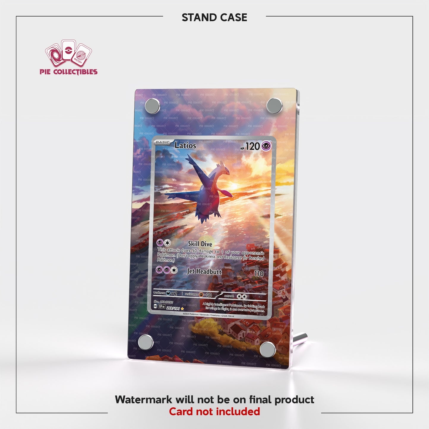 Latios - 203/191 - Surging Sparks - Extended Art Display Case