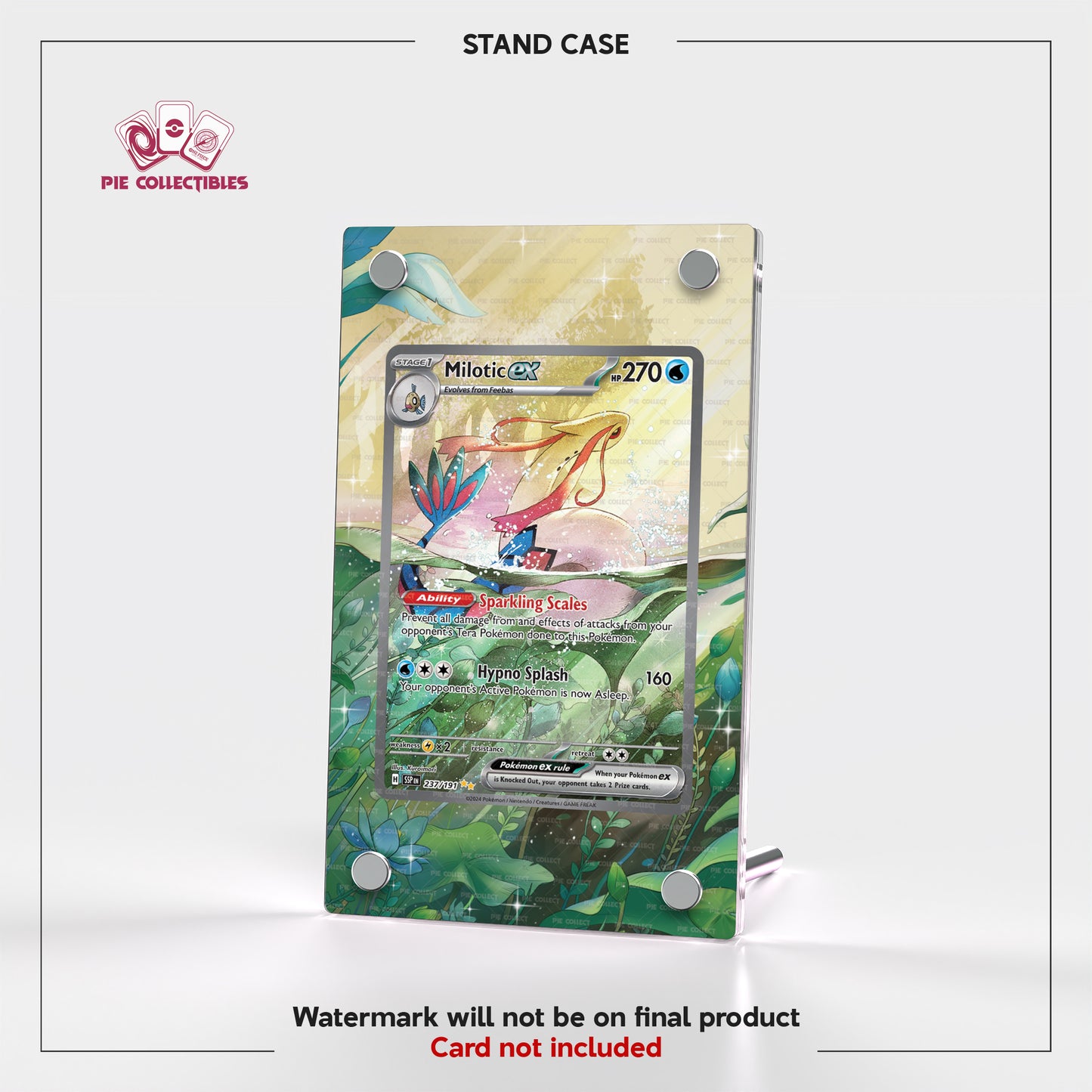Milotic EX - 237/191 - Surging Sparks - Extended Art Display Case