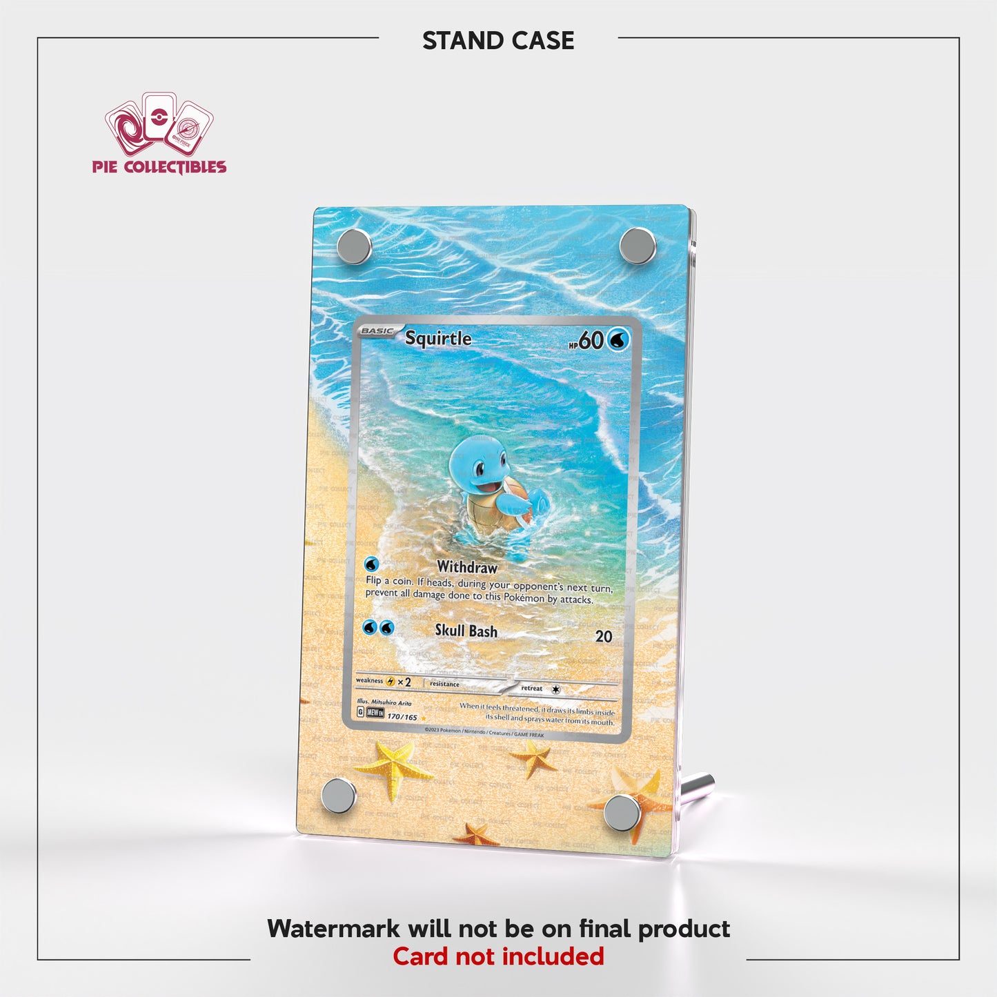 Squirtle - 170/165 - Scarlet & Violet 151 - Extended Art Display Case