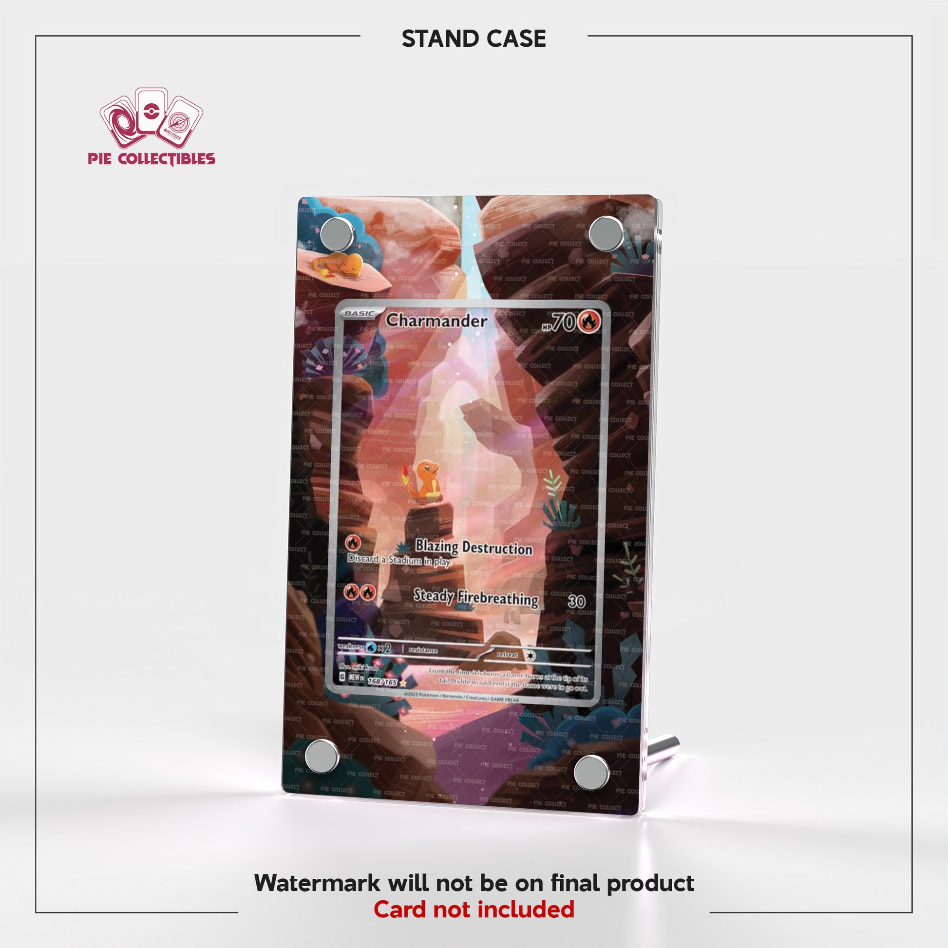 Charmander 151 - 168/165 - Extended Artwork Display Case