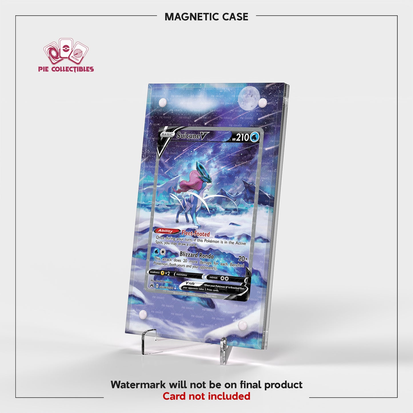 Suicune V - GG38/GG70 - Galarian Gallery - Extended Art Display Case