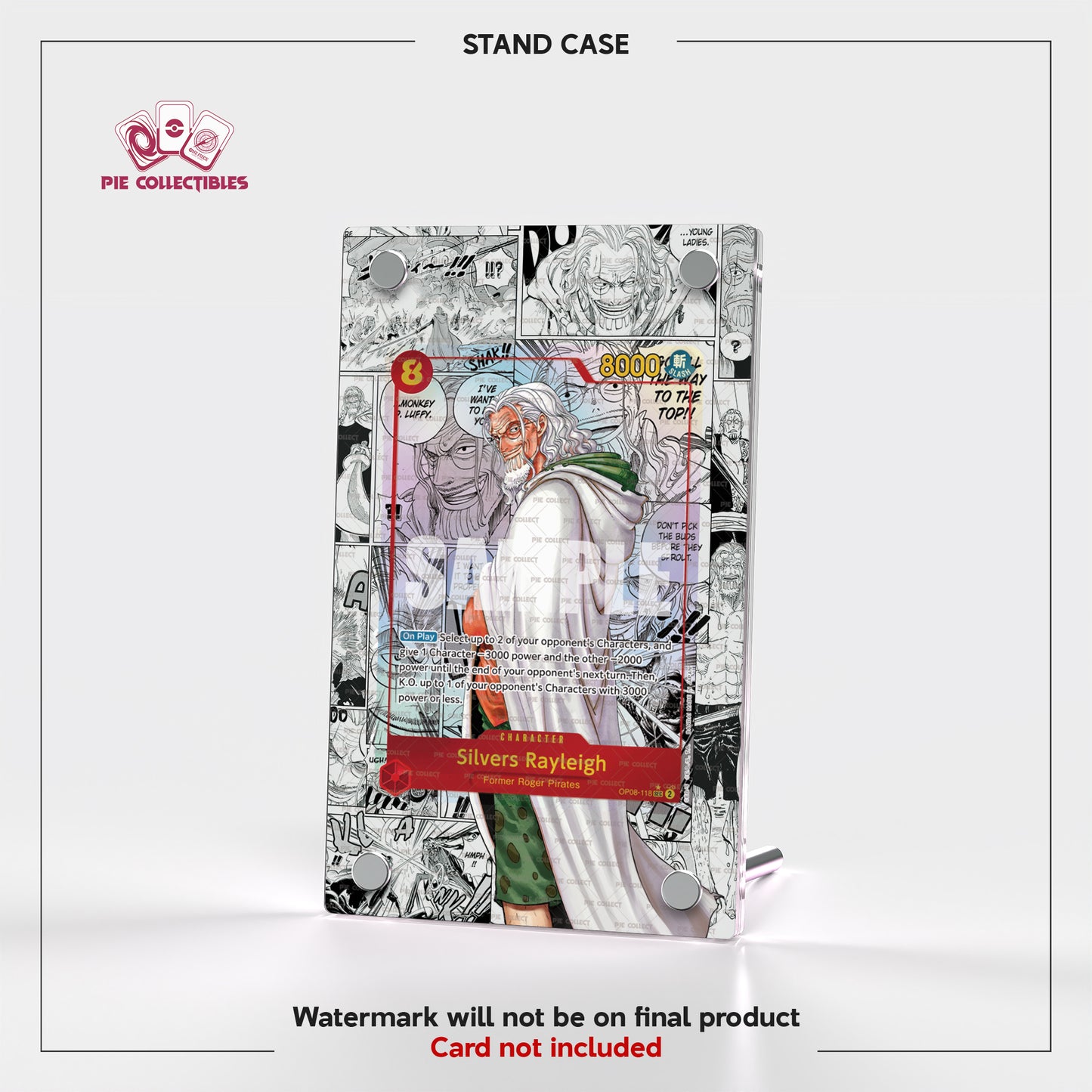 Silvers Rayleigh - OP08-118 - MANGA ENGLISH - Extended Art Display Case