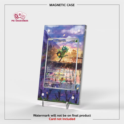Teal Mask Ogerpon - 123 - Scarlet & Violet Promo Cards - Extended Art Display Case