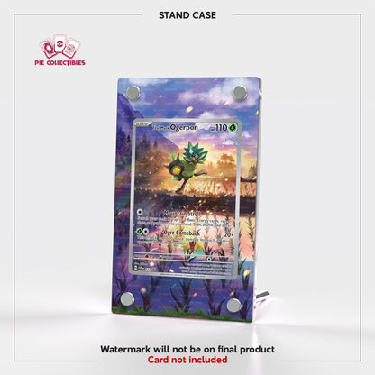 Teal Mask Ogerpon - 123 - Scarlet & Violet Promo Cards - Extended Art Display Case