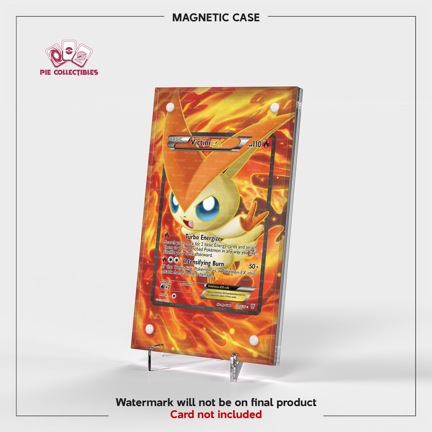 Victini EX - 131/135 - Plasma Storm - Extended Art Display Case