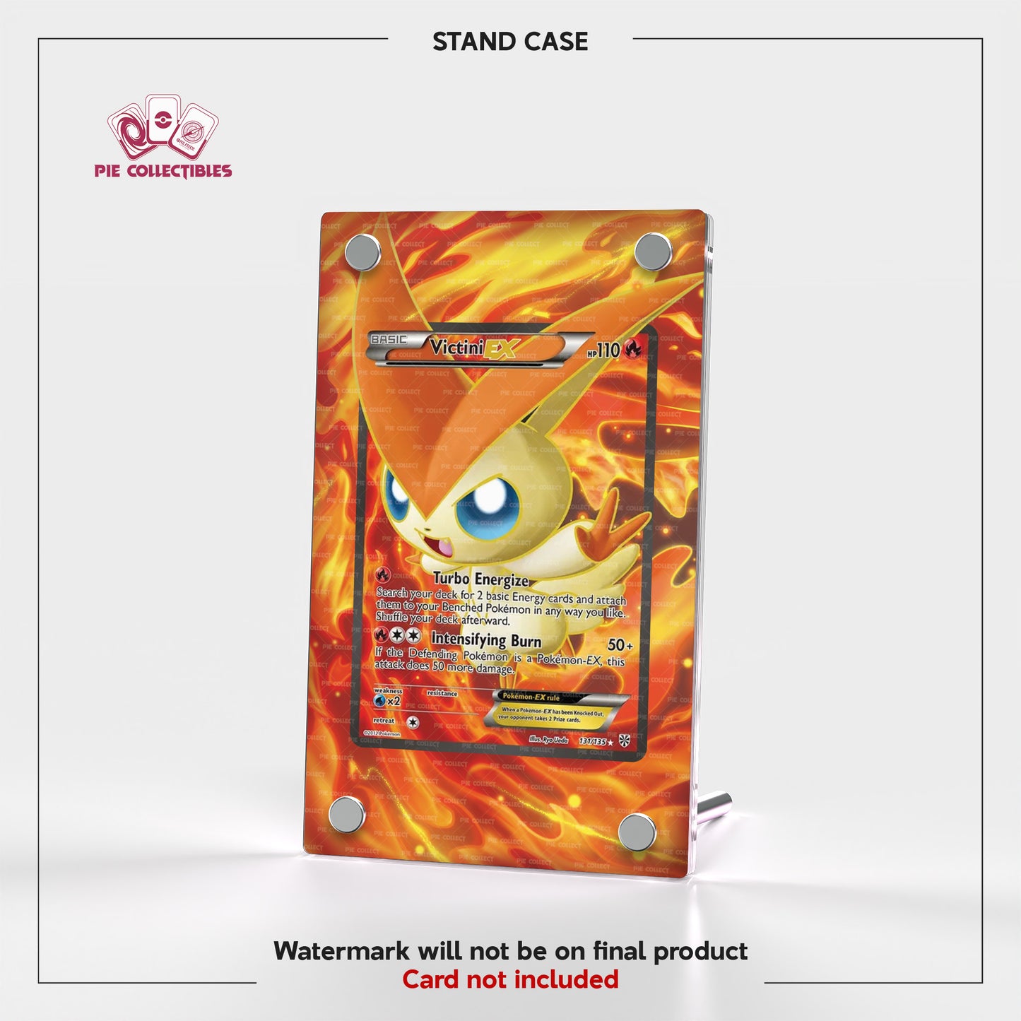 Victini EX - 131/135 - Plasma Storm - Extended Art Display Case