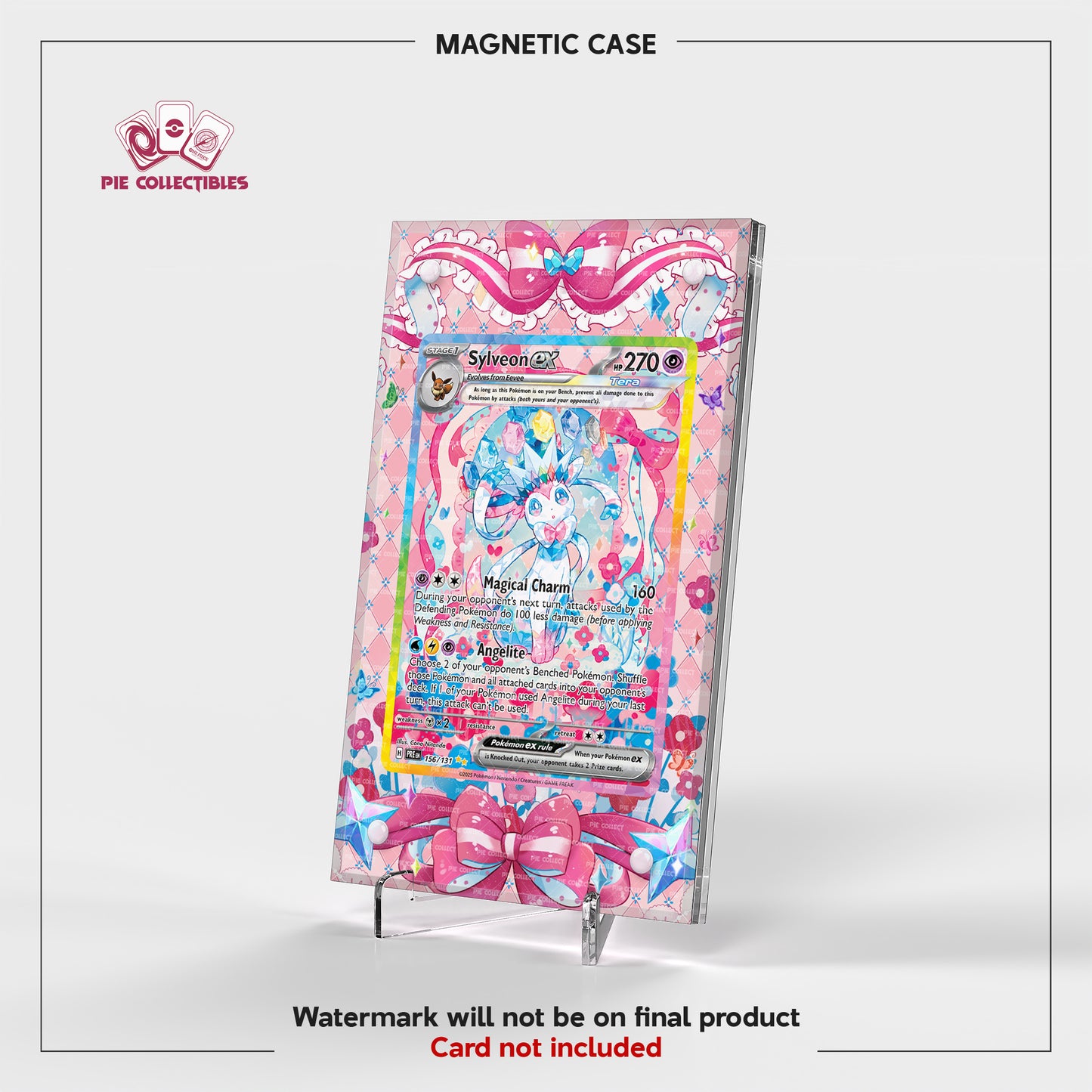 Sylveon EX - 156/131 - Prismatic Evolutions - Extended Art Display Case
