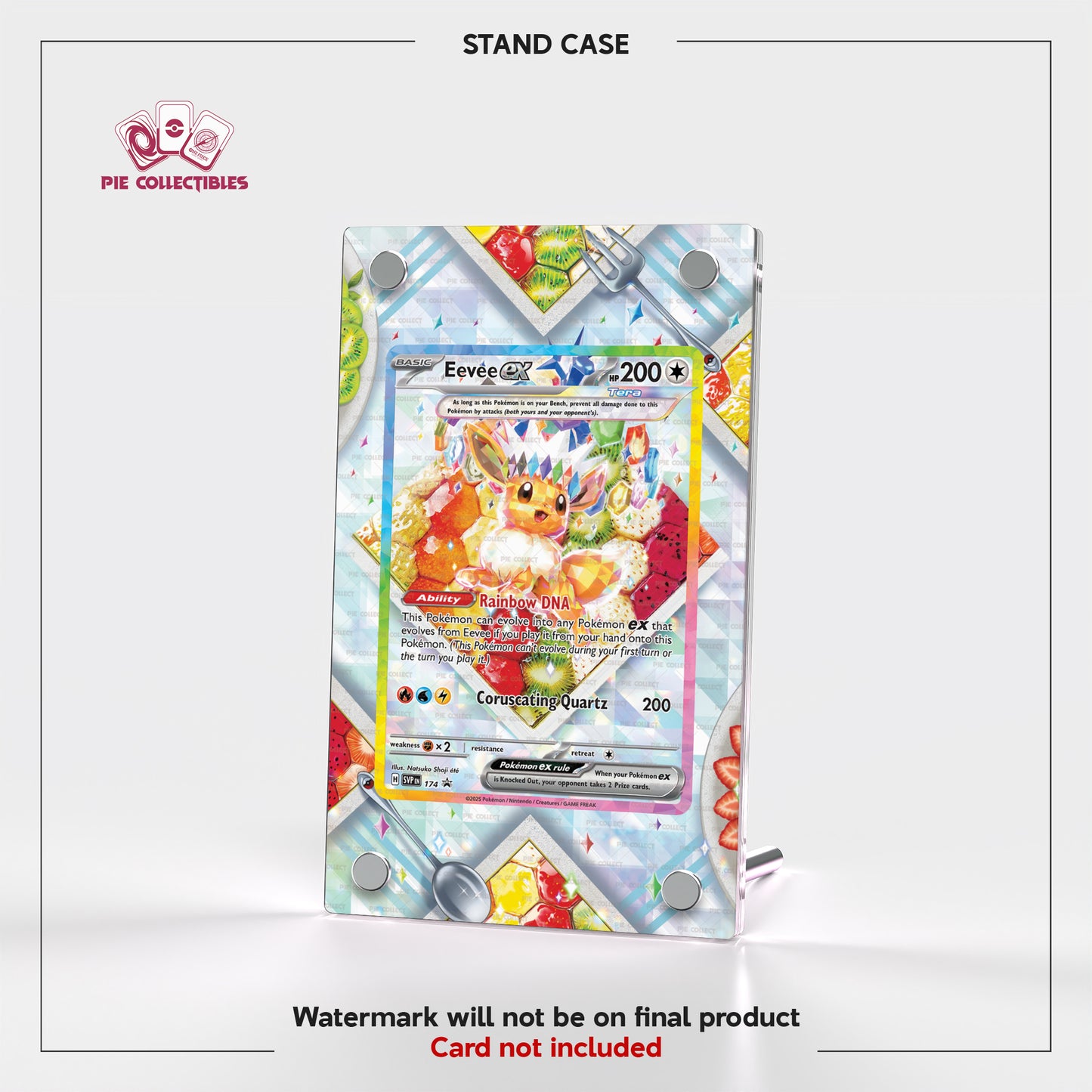 Eevee EX - 174 - Scarlet & Violet Promos - Extended Art Display Case