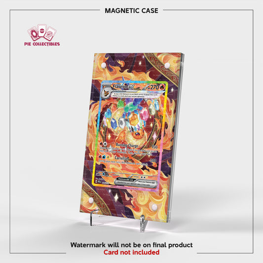 Flareon EX - 146/131 - Prismatic Evolutions - Extended Art Display Case