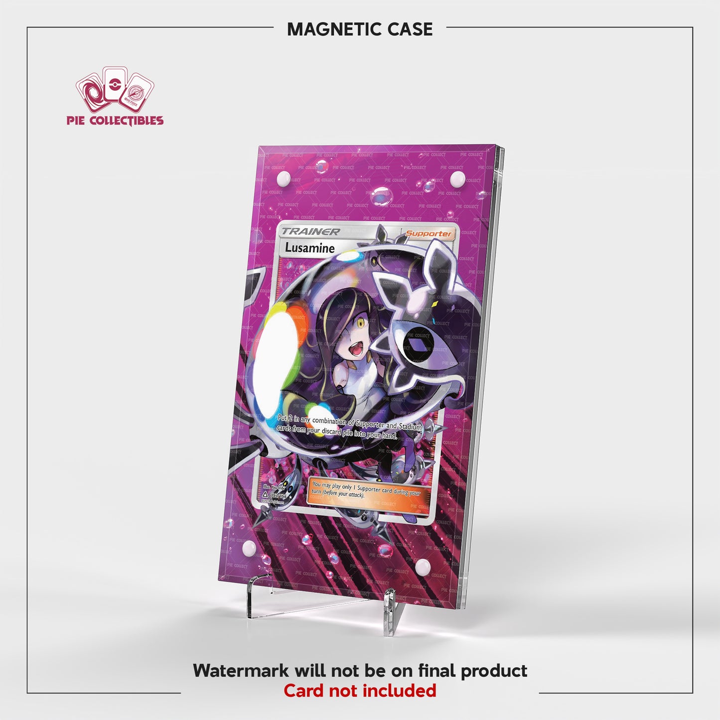 Lusamine - 153/156 - Ultra Prism - Extended Artwork Display Case