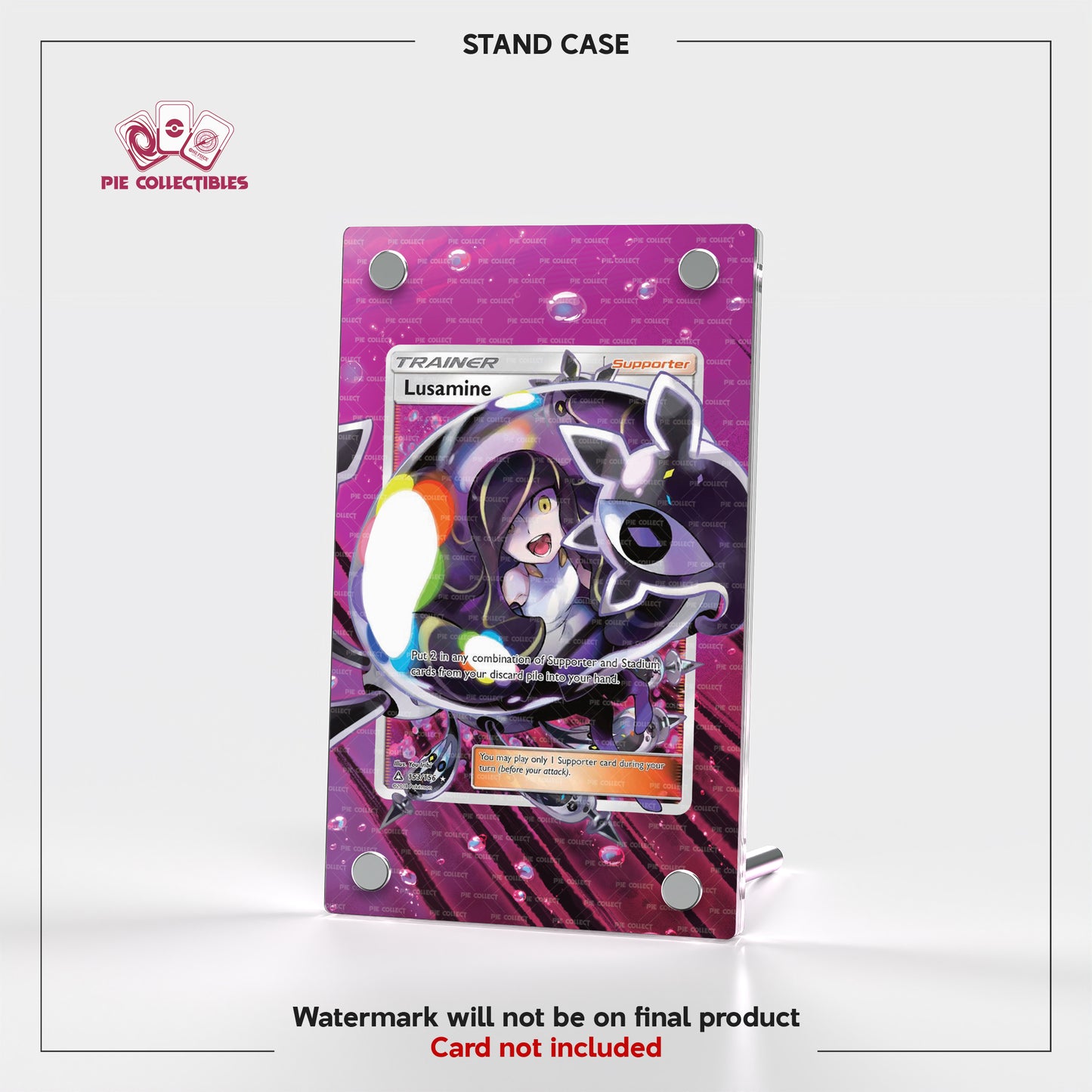 Lusamine - 153/156 - Ultra Prism - Extended Artwork Display Case