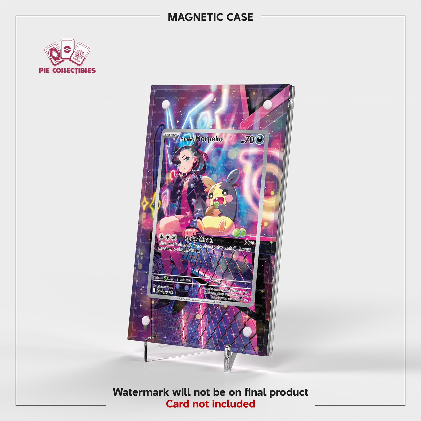 Marnie's Morpeko - 206 - Scarlet & Violet Promos - Extended Art Display Case