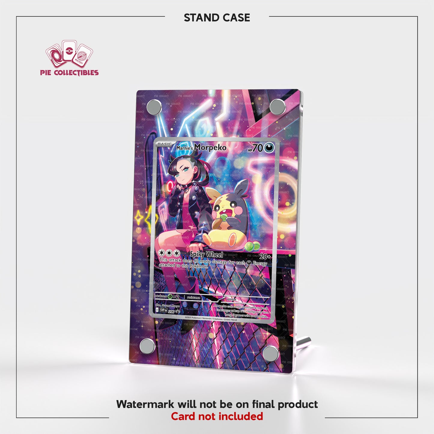 Marnie's Morpeko - 206 - Scarlet & Violet Promos - Extended Art Display Case