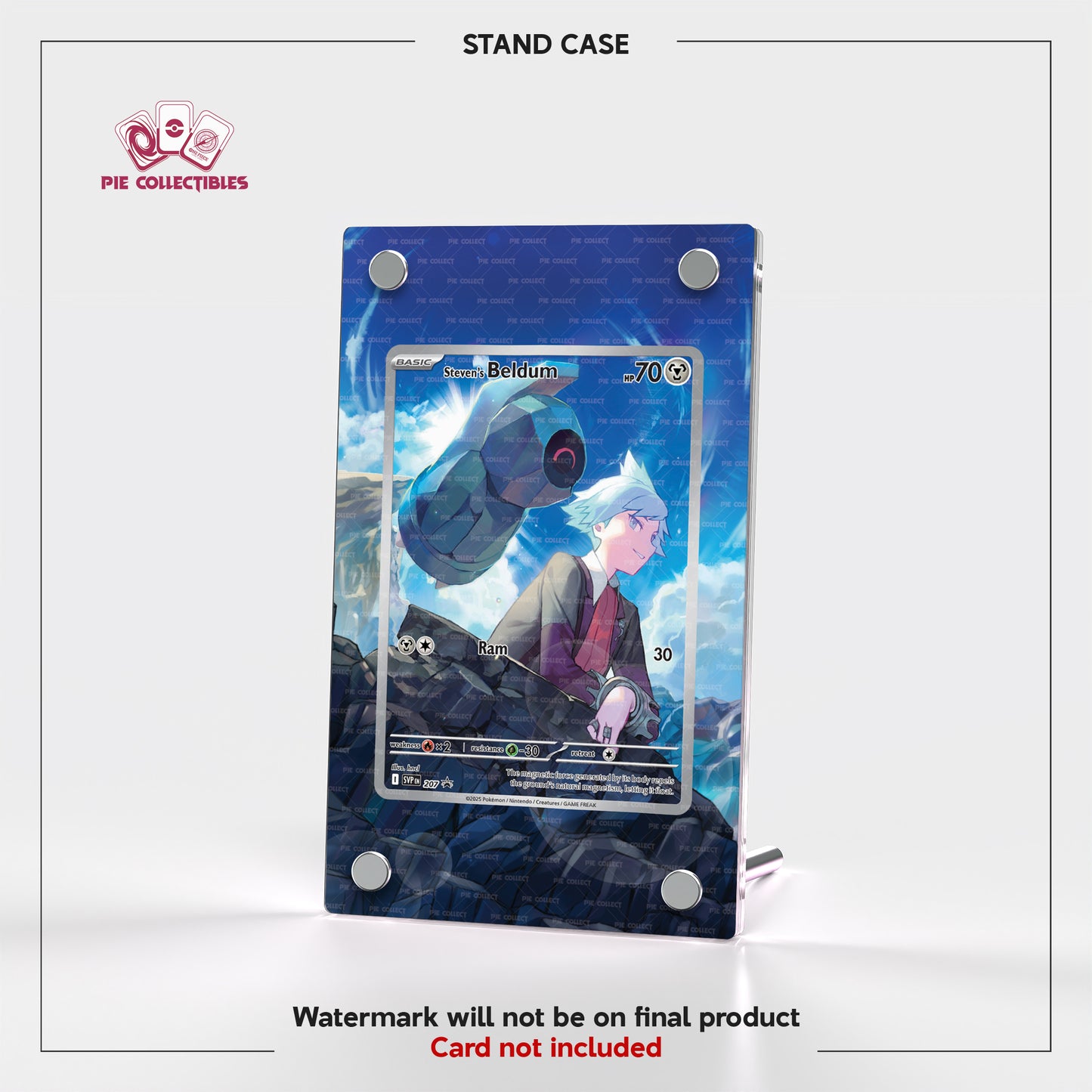 Steven's Beldum - 207 - Scarlet & Violet Promos - Extended Art Display Case