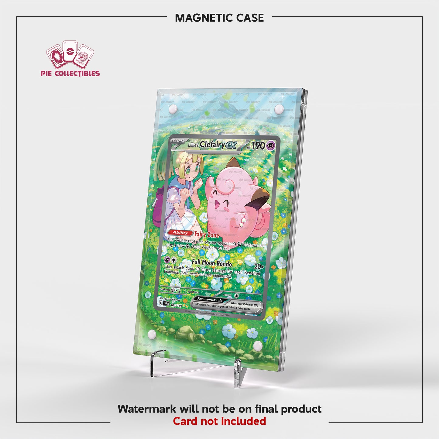 Lillie's Clefairy EX - 184/159 - Journey Together - Extended Art Display Case