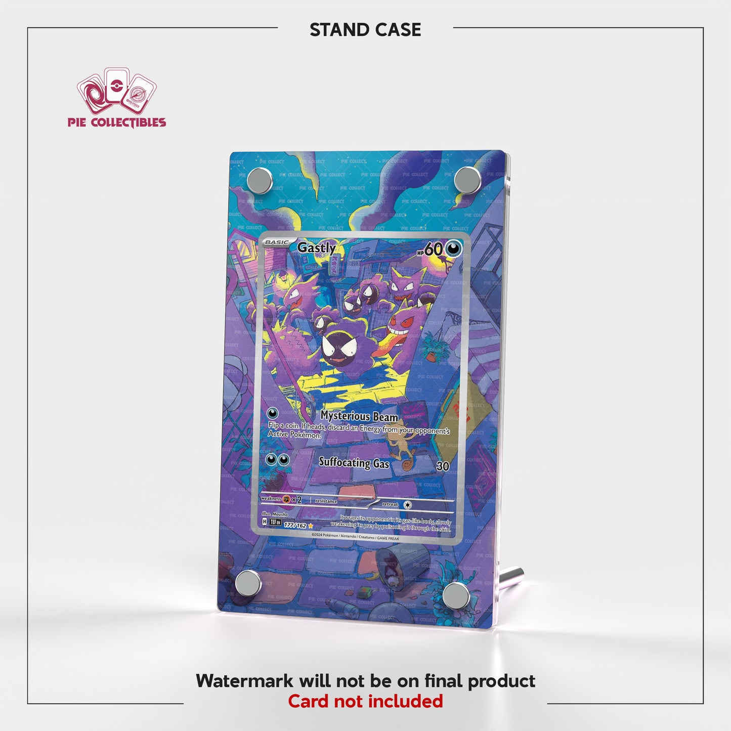 Gastly - 177/162 - Temporal Forces - Extended Art Display Case