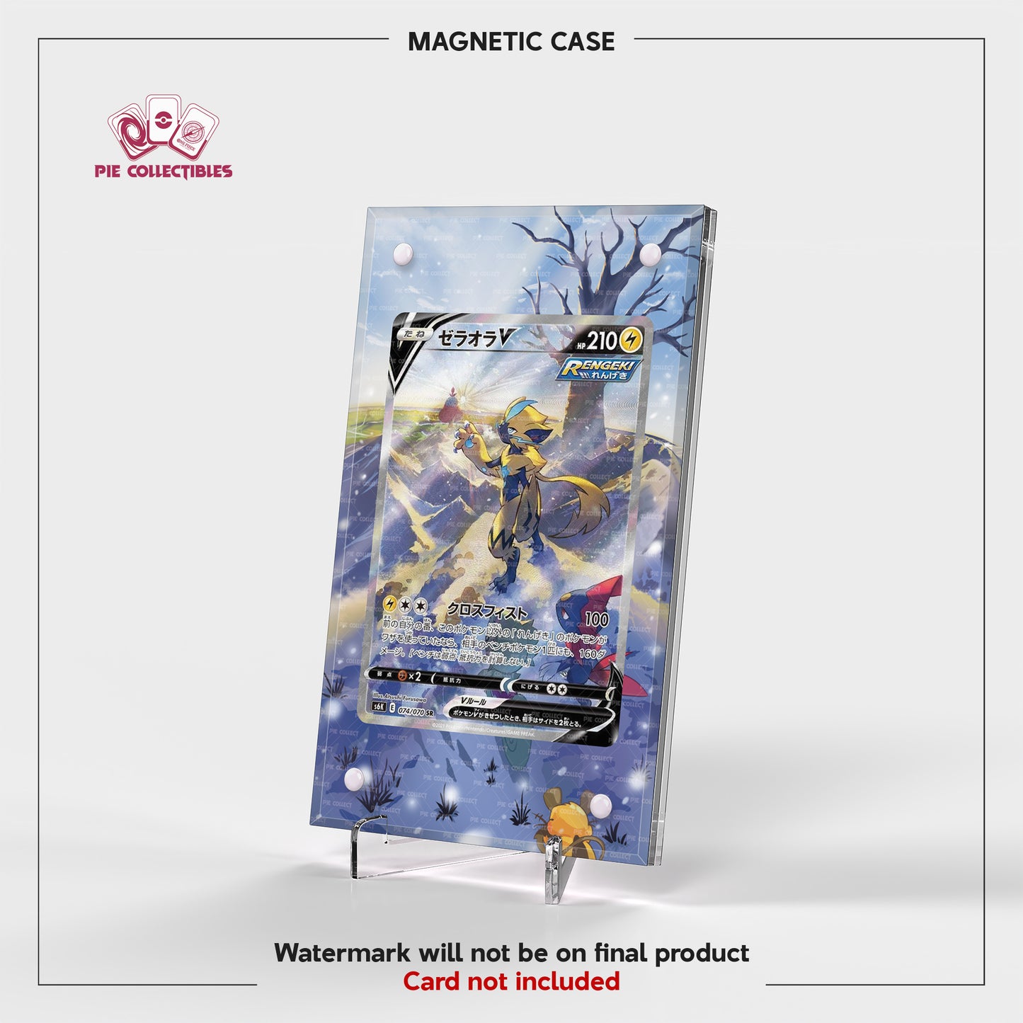 Zeraora V - 074/070 - Jet-Black Spirit - Extended Artwork Display Case