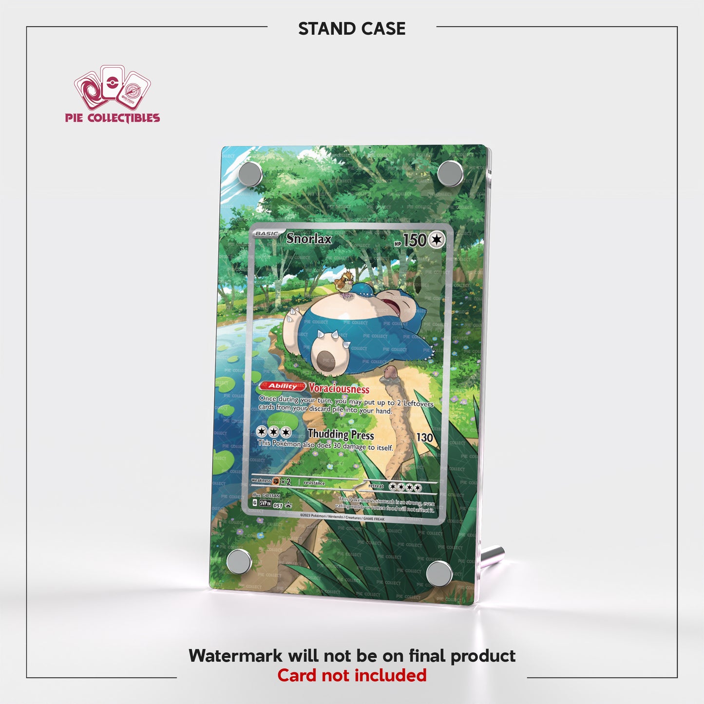 Snorlax - 051 - Scarlet & Violet Promos - Extended Art Display Case