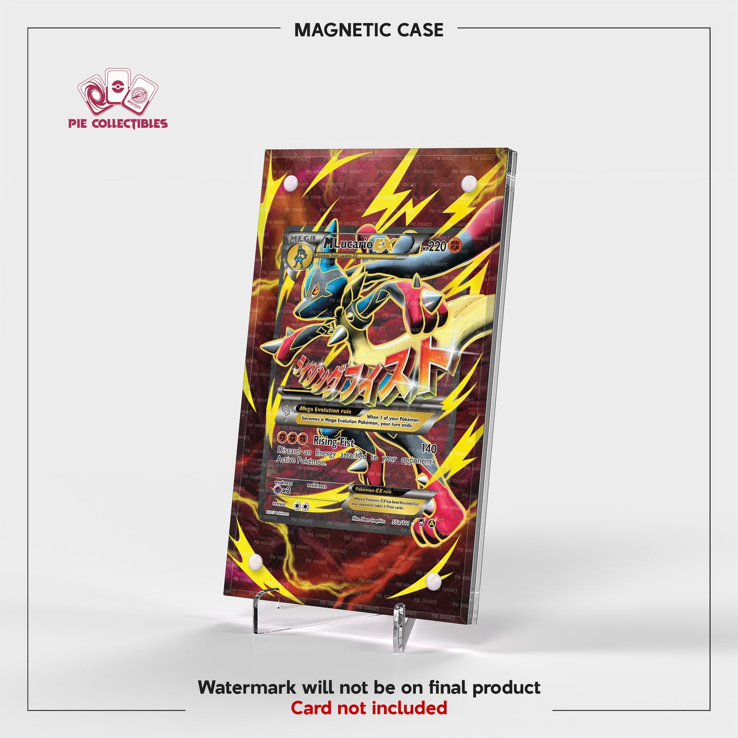 M Lucario EX - 55a/111 - Alternate Art Promos - Extended Art Display Case