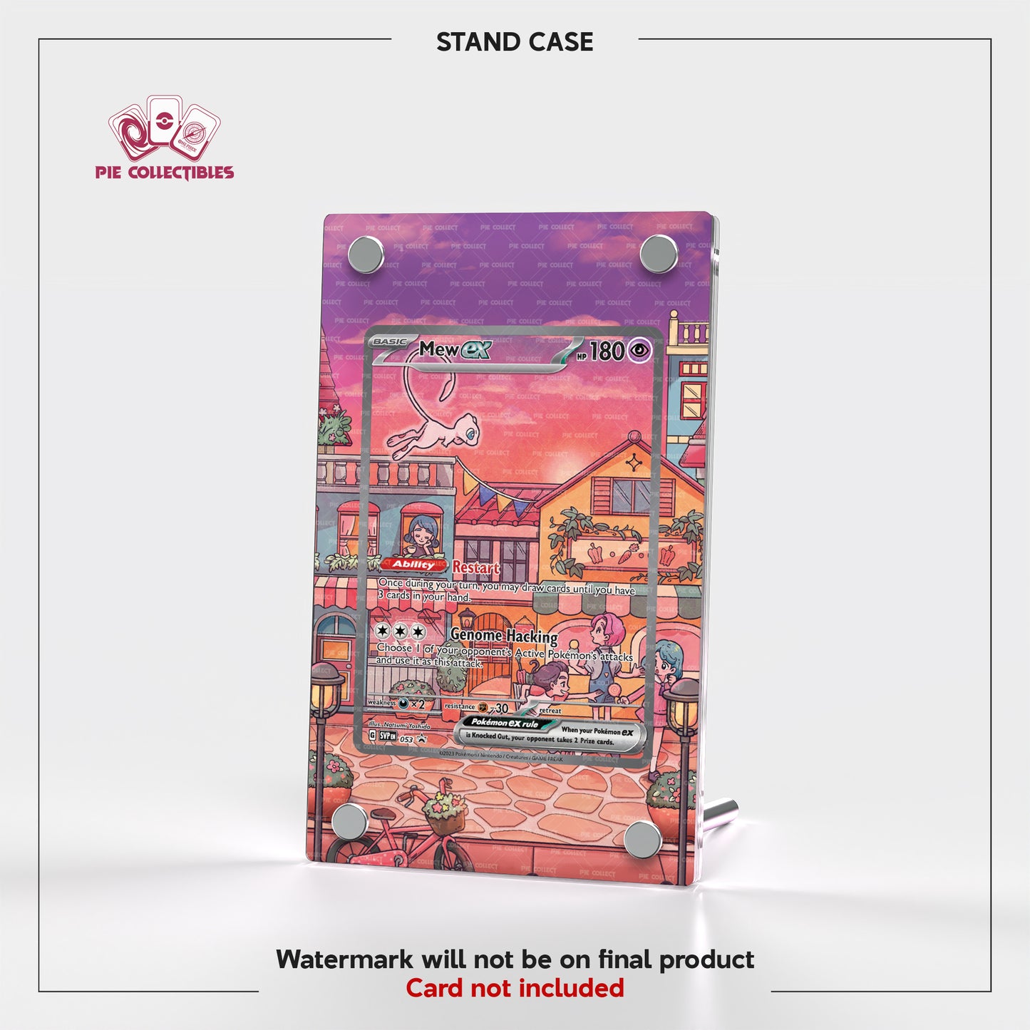 Mew EX - 053 - Scarlet & Violet Promos - Extended Art Display Case