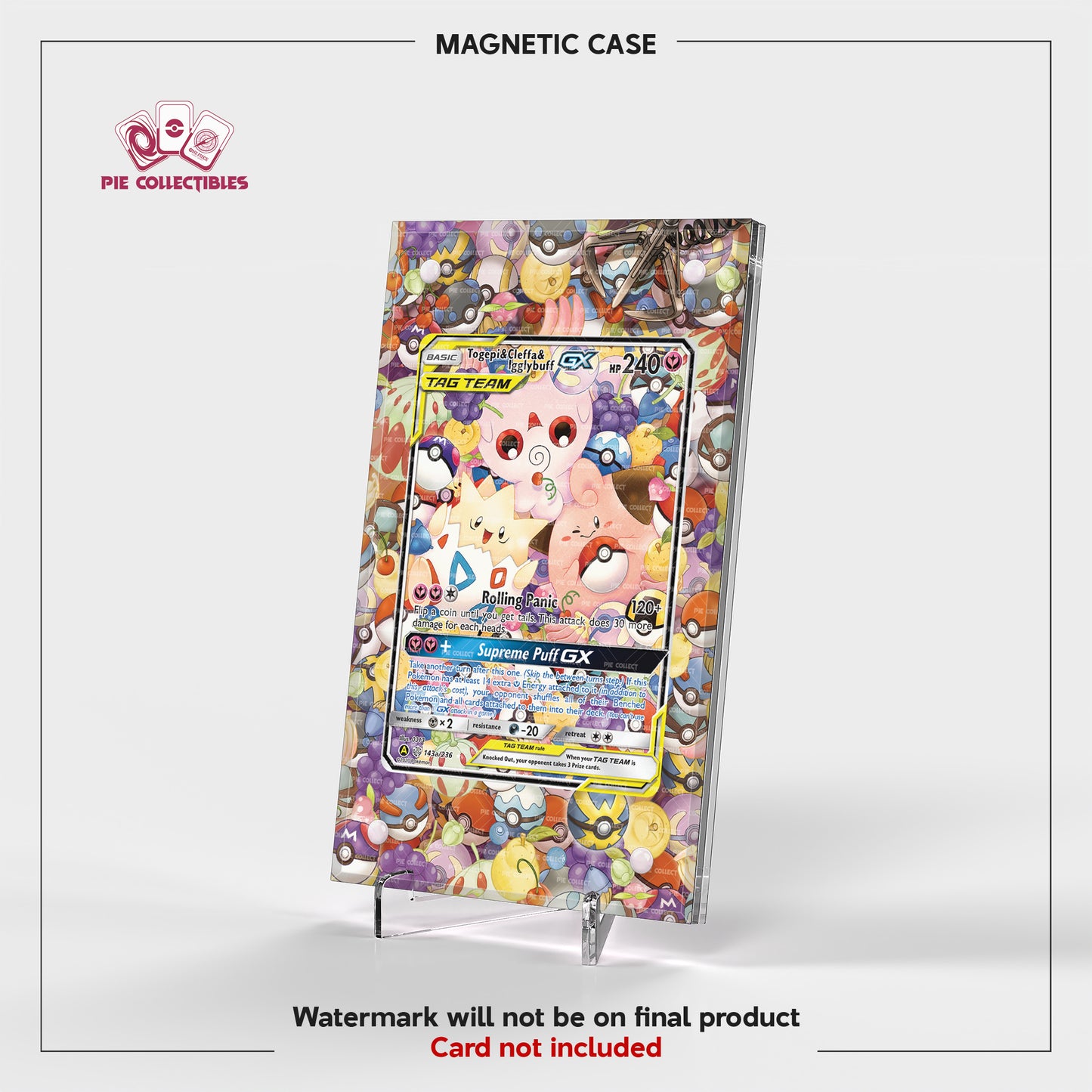 Togepi & Cleffa & Igglybuff GX - 143a236 - Alternate Art Promos - Extended Art Display Case