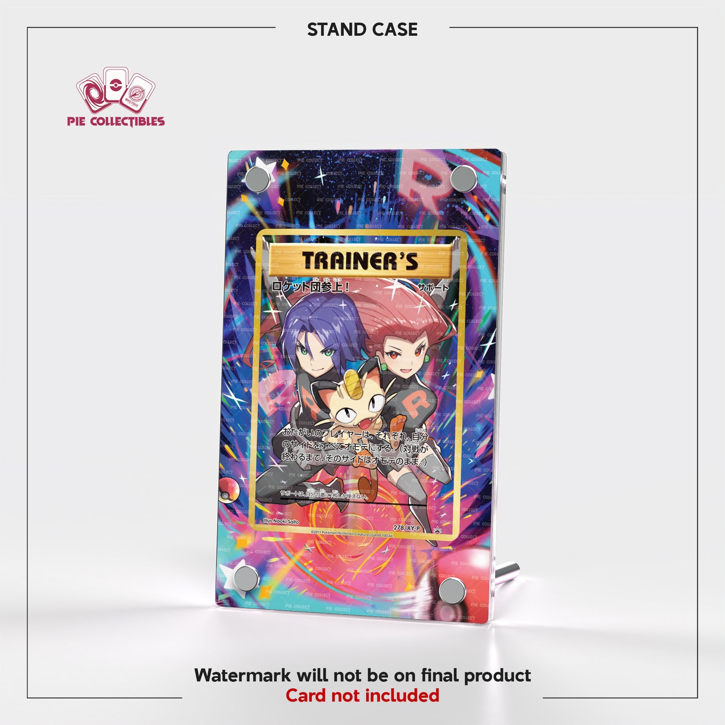 Team Rocket - 278/XY-P - Pokemon Japanese Promo - Extended Art Display Case
