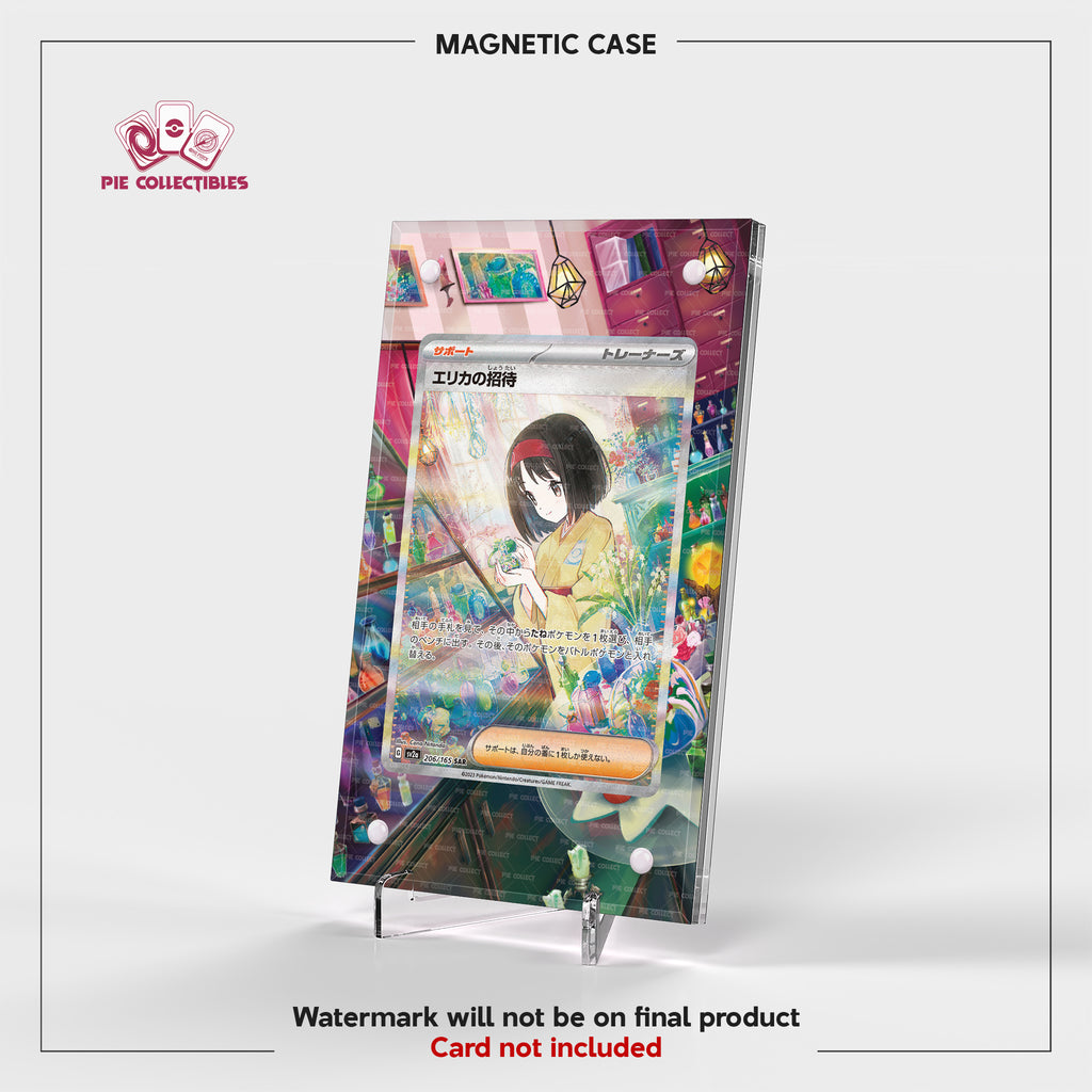 Erika's Invitation - 206/165 - Pokemon 151 - Extended Artwork Display Case