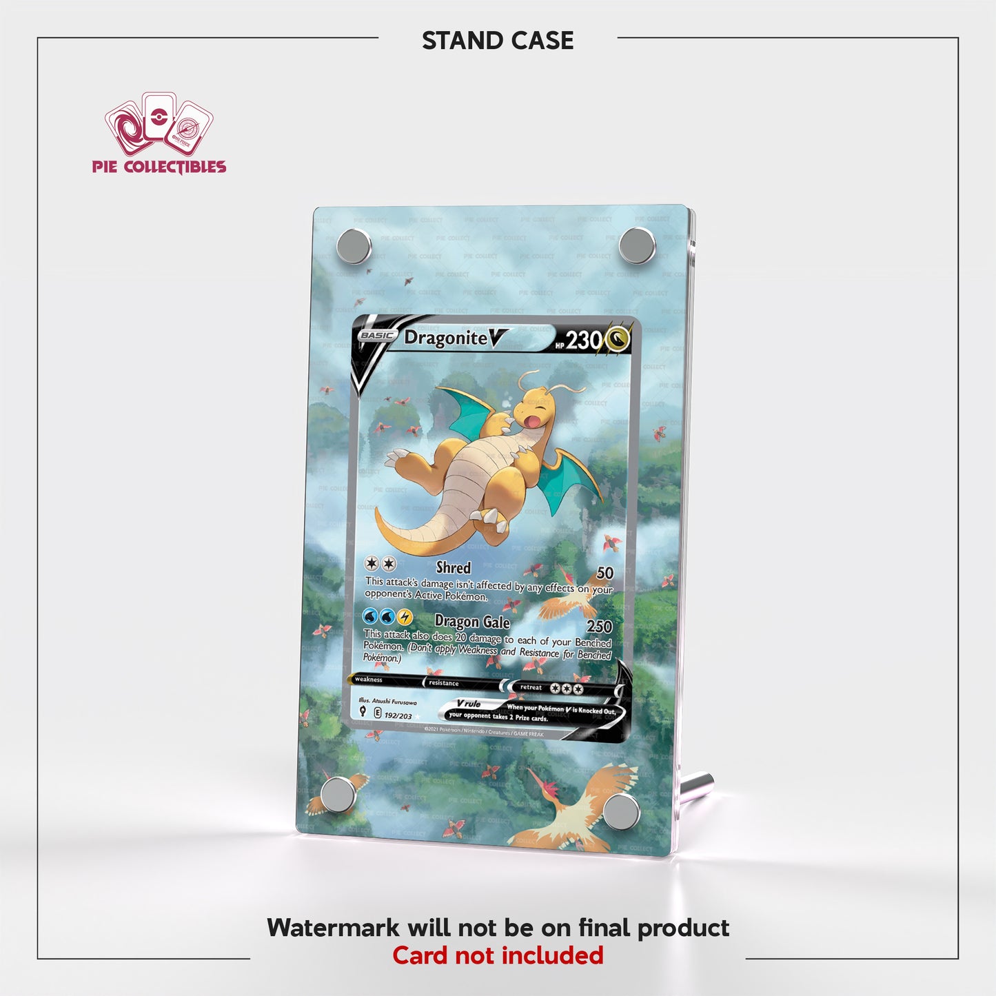 Dragonite V - 192/203 - Evolving Skies - Extended Art Display Case