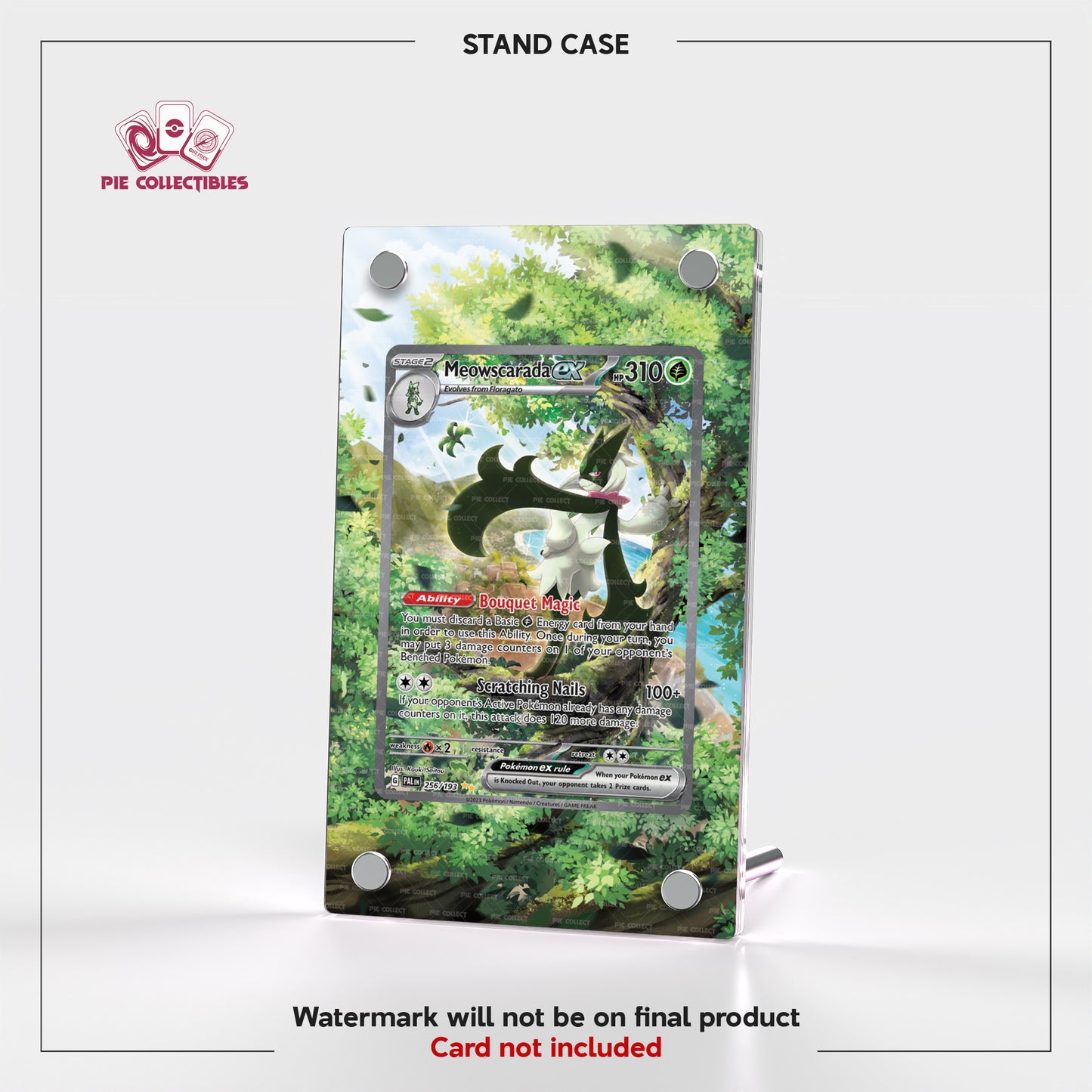 Meowscarada EX - 256/193 - Paldea Evolved - Extended Art Display Case