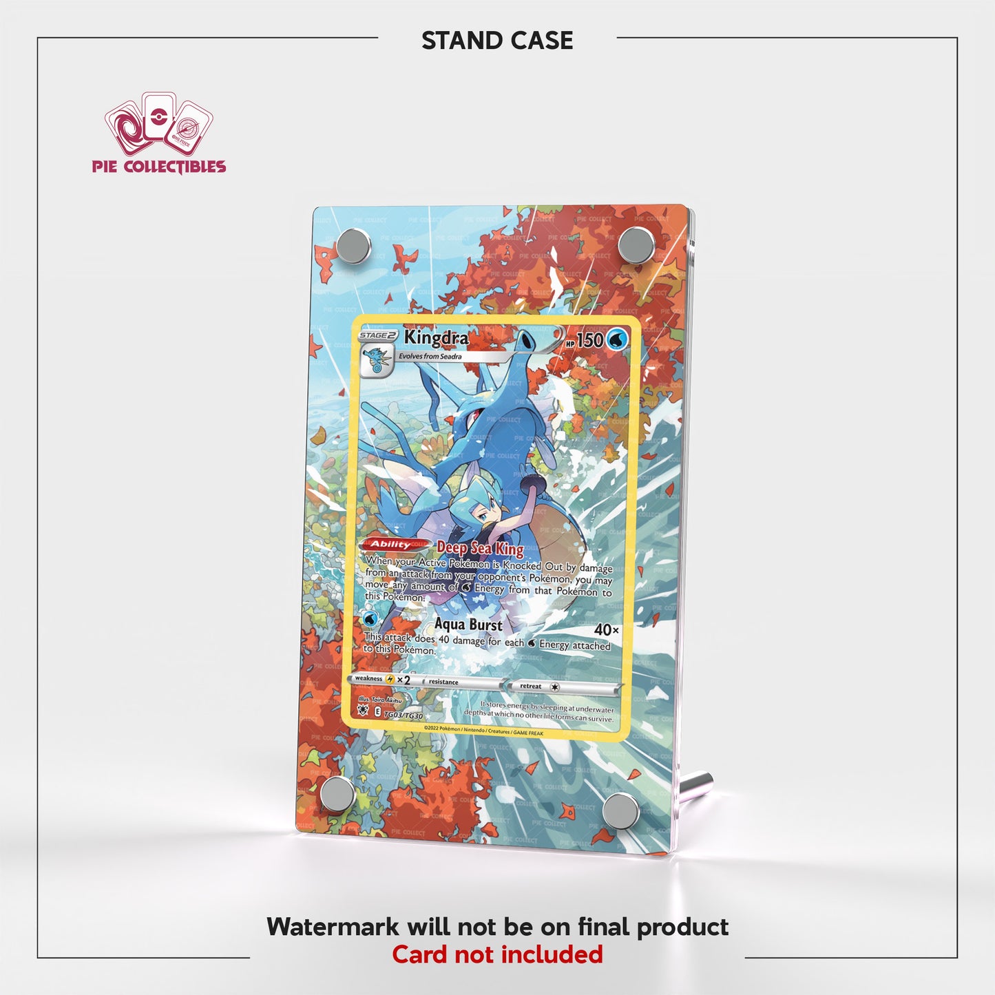 Kingdra - TG03/TG30 - Astral Radiance - Extended Art Display Case