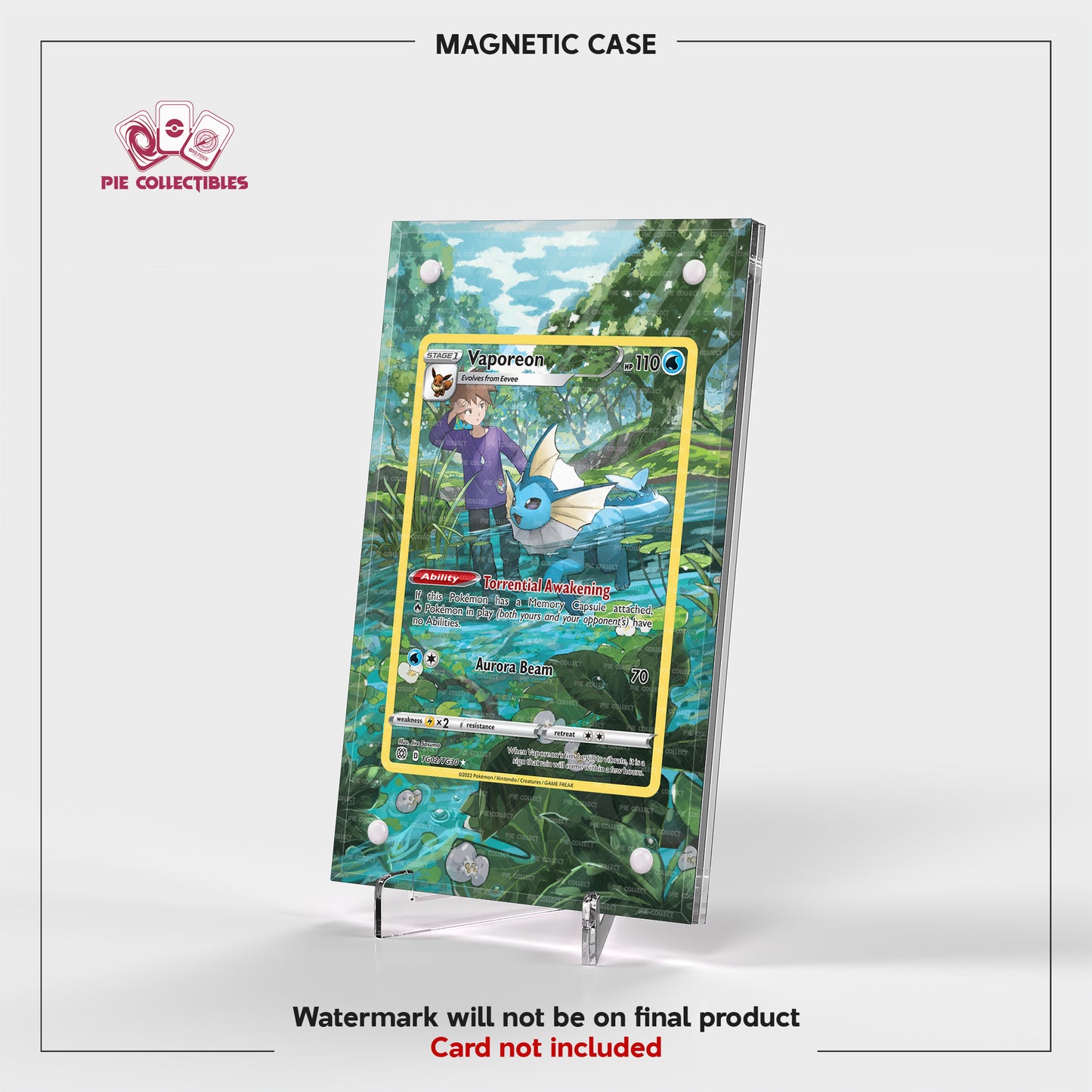 Vaporeon - TG02/TG30 - Brilliant Stars - Extended Art Display Case